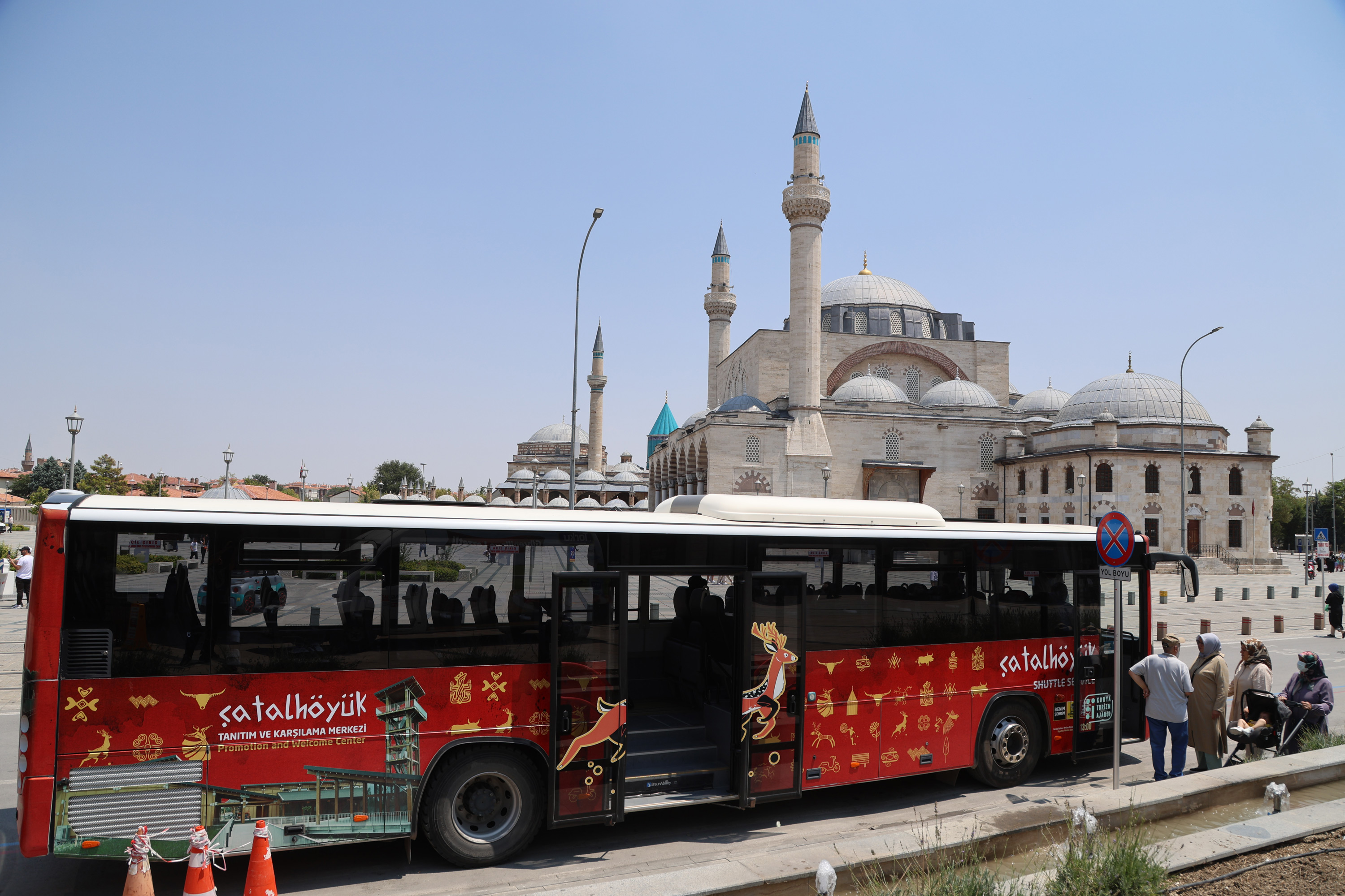 KONYA BÜYÜKŞEHİR ÇATALHÖYÜK TANITIM VE KARŞILAMA MERKEZİ, ANTİK KENTE İLGİYİ ARTIRDI