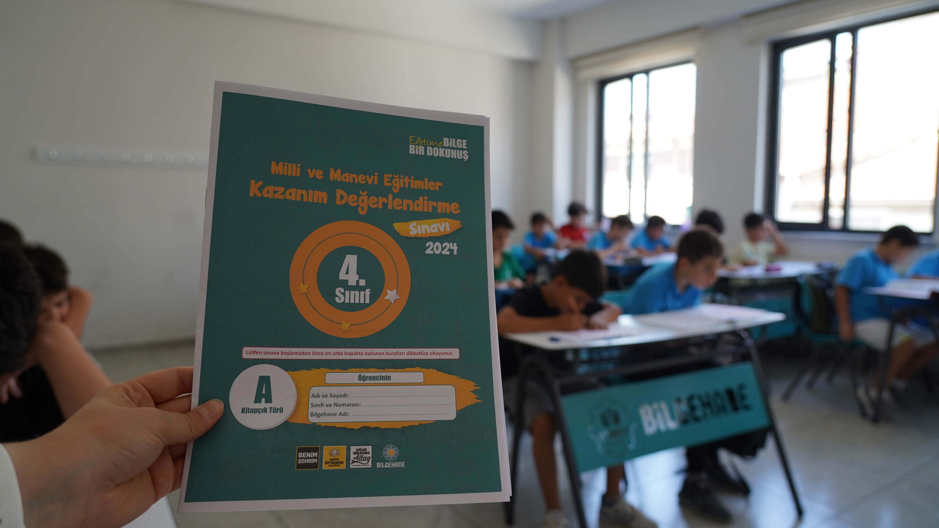 BİLGEHANELERDE ÖĞRENCİLERE “KAZANIM DEĞERLENDİRME SINAVI” YAPILDI