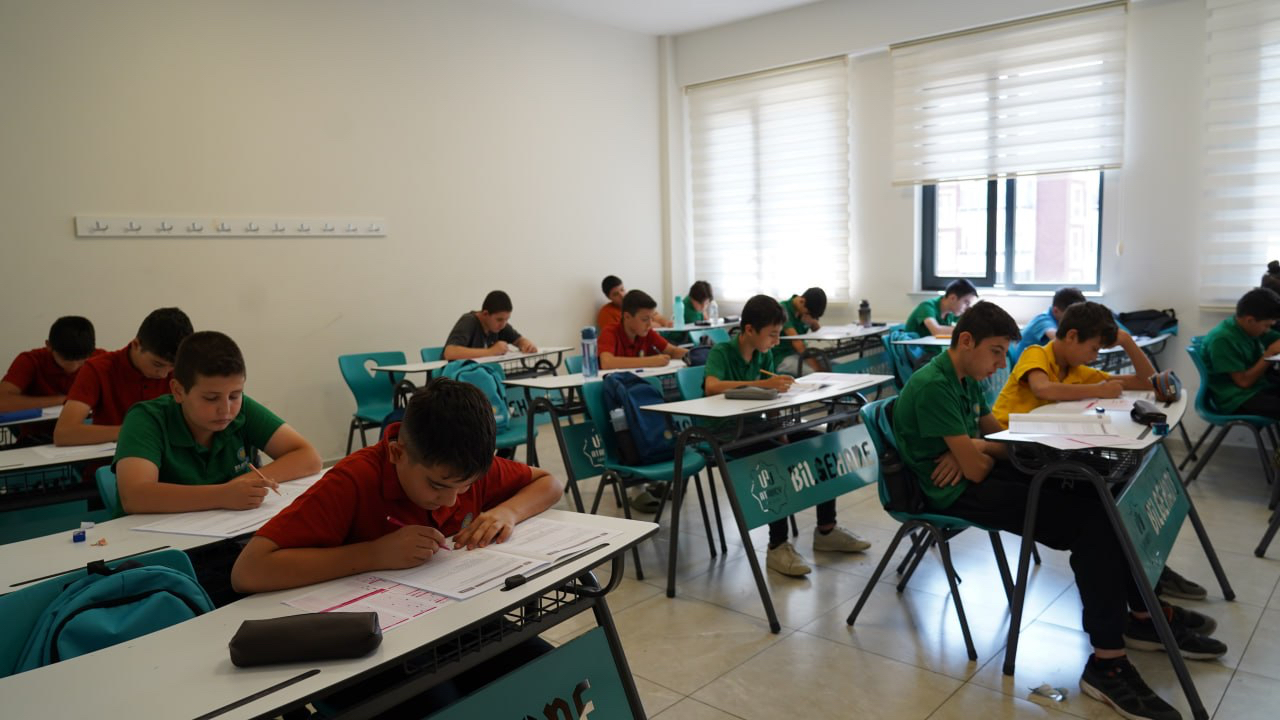 BİLGEHANELERDE ÖĞRENCİLERE “KAZANIM DEĞERLENDİRME SINAVI” YAPILDI
