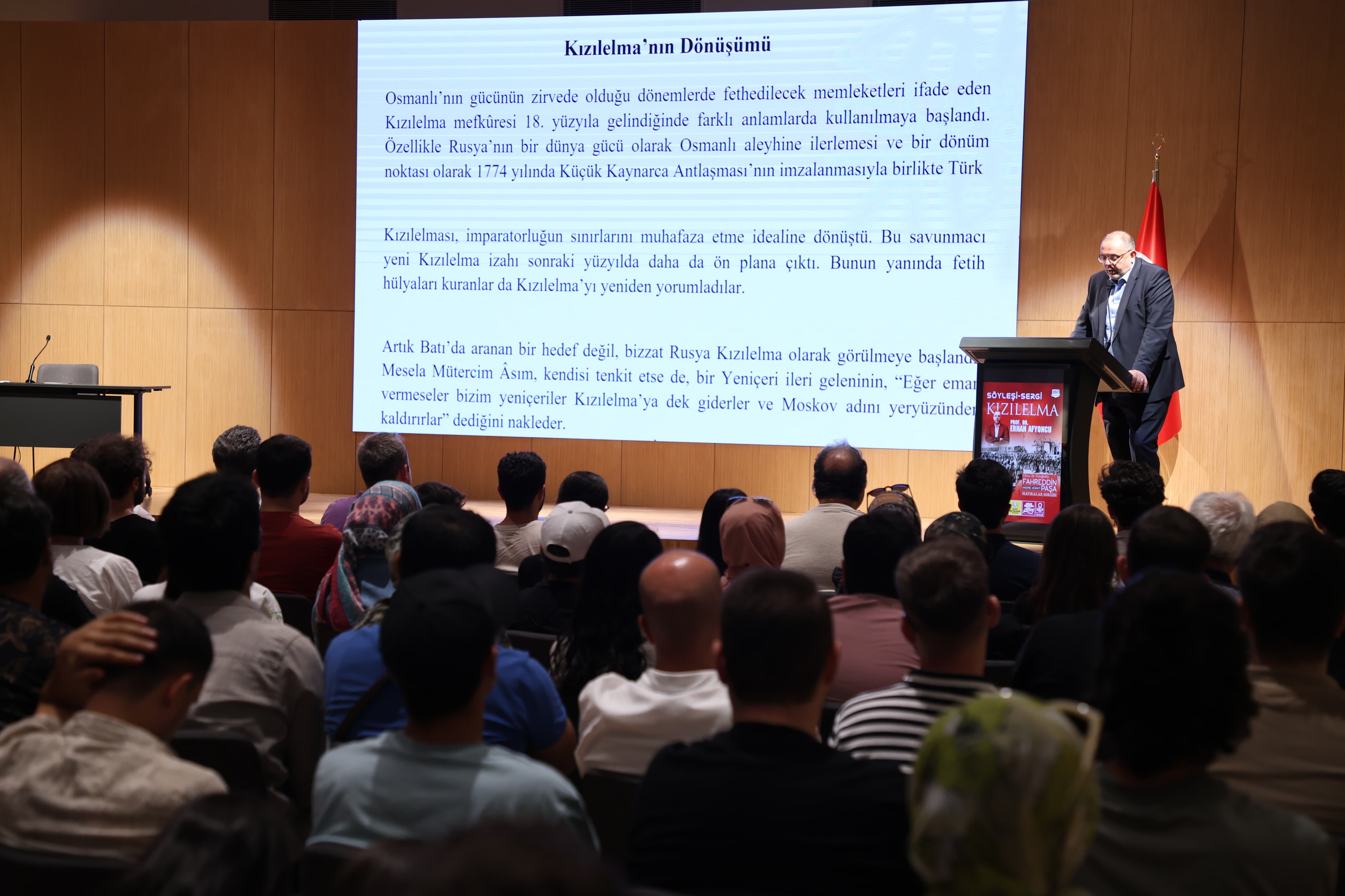 PROF. DR. AFYONCU’DAN KONYA BÜYÜKŞEHİR TAŞ BİNA’DA “KIZILELMA” SÖYLEŞİSİ