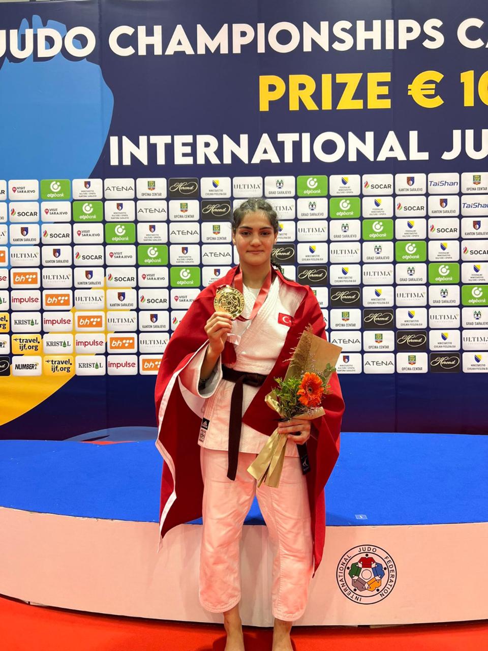 JUDOCUMUZ SİNEM ORUÇ DÜNYA ÜMİTLER JUDO ŞAMPİYONASI'NDA ÜLKEMİZİ TEMSİL EDECEK