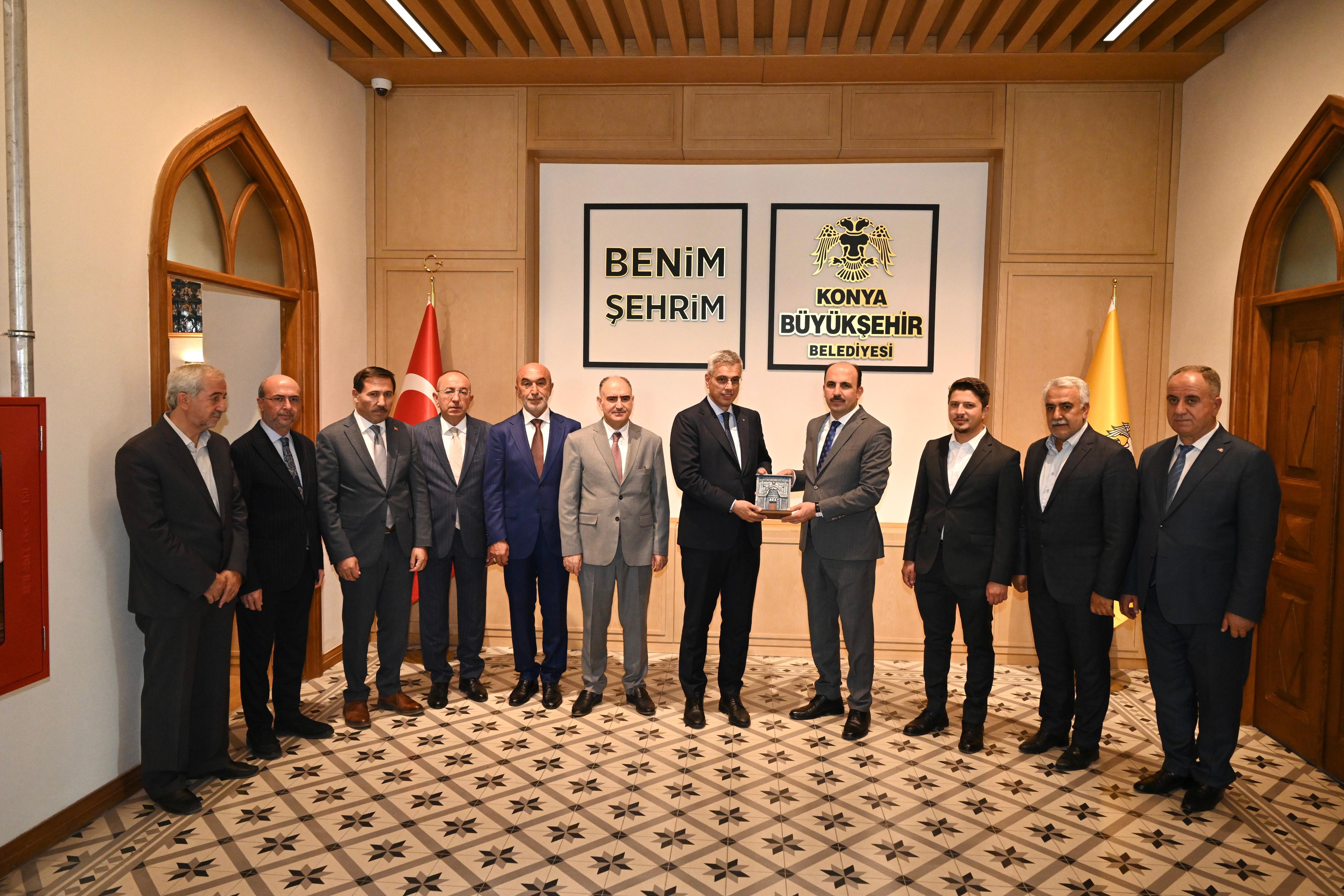 SAĞLIK BAKANI MEMİŞOĞLU BAŞKAN ALTAY’I ZİYARET ETTİ