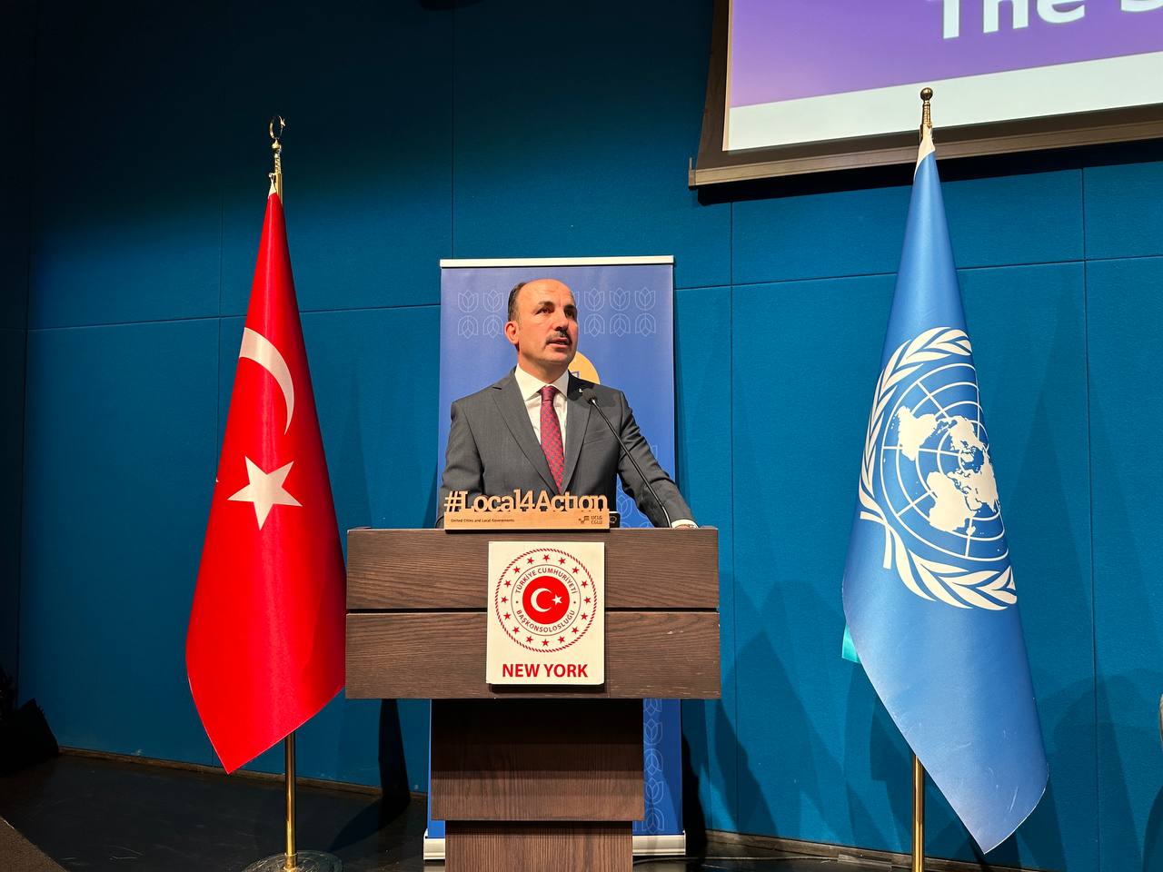 UCLG BAŞKANI ALTAY, NEW YORK TÜRKEVİ’NDE BM YÖNETİCİLERİ VE FARKLI ÜLKELERDEN YEREL LİDERLERİ AĞIRLADI
