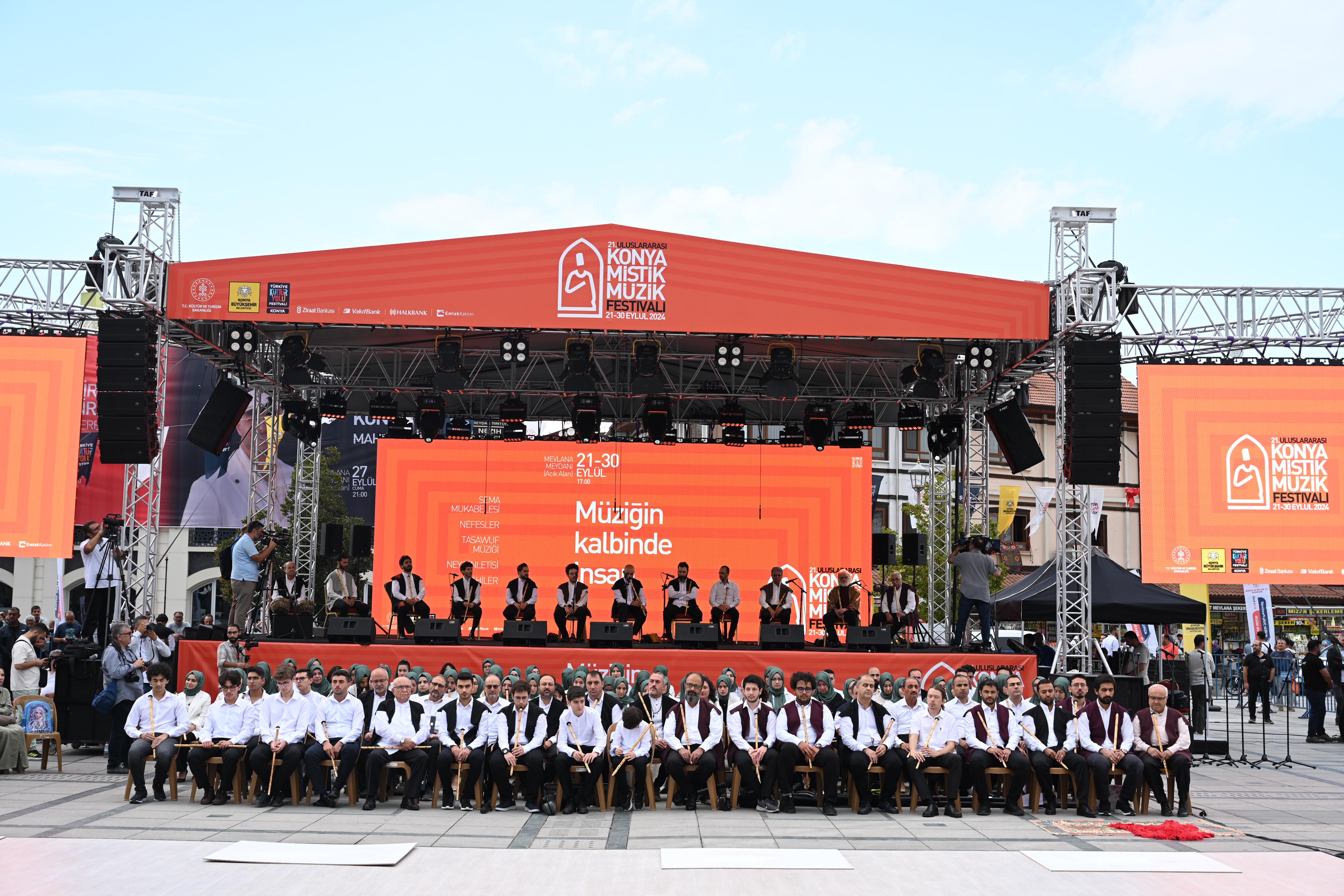 DÜNYAYI KONYA’DA BULUŞTURAN 21. MİSTİK MÜZİK FESTİVALİ COŞKUYLA BAŞLADI