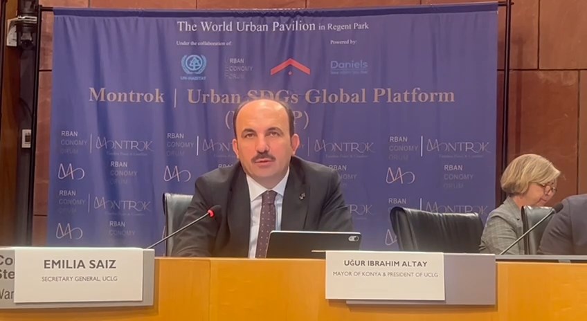 DÜNYA BELEDİYELER BİRLİĞİ BAŞKANI ALTAY: “İSRAİL İNSANLIĞA İHANET EDİYOR”