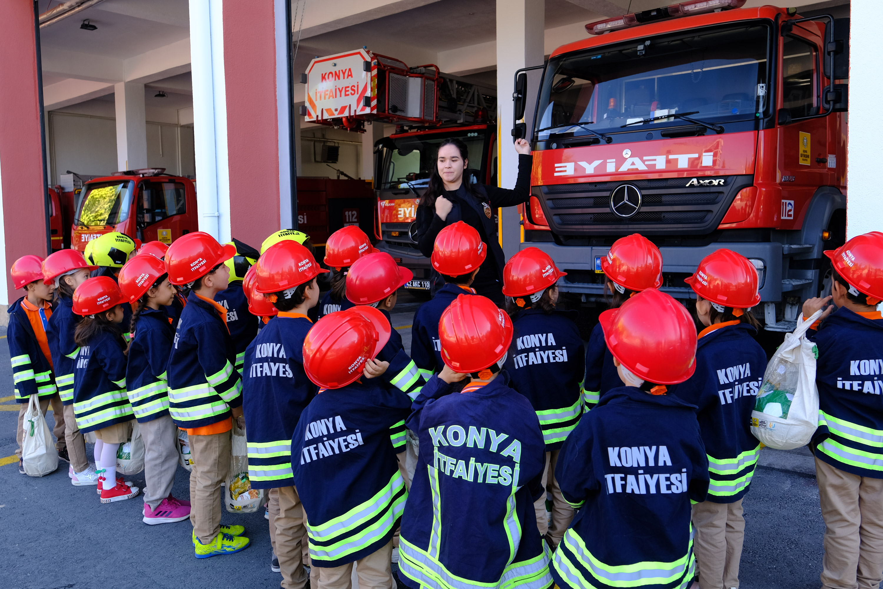 KONYA BÜYÜKŞEHİR BU YIL 32 BİN ÖĞRENCİYE YANGIN VE AFET BİLİNCİ EĞİTİMİ VERECEK