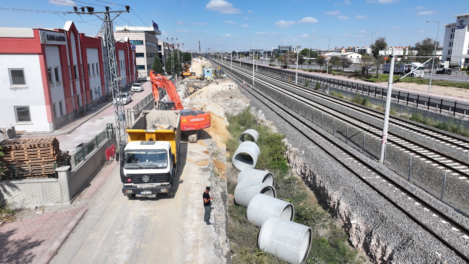 BAŞKAN ALTAY BANLİYÖ HATTINDA ÇALIŞMALARIN YOĞUN ŞEKİLDE SÜRDÜĞÜNÜ AÇIKLADI