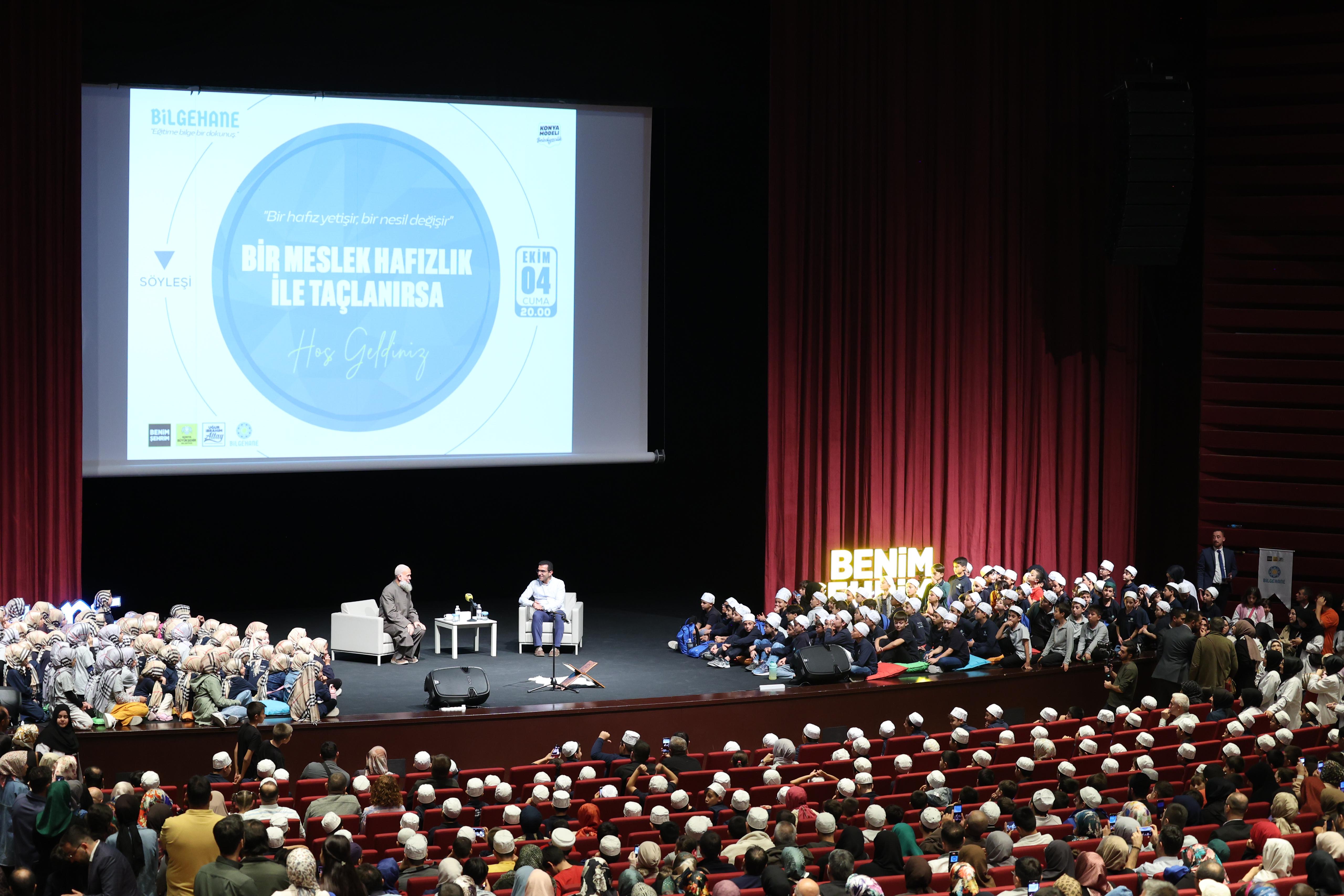 BİLGEHANELERİN “BİR MESLEK HAFIZLIKLA TAÇLANIRSA” SÖYLEŞİSİNE OP. DR. SALİH SELMAN KATILDI