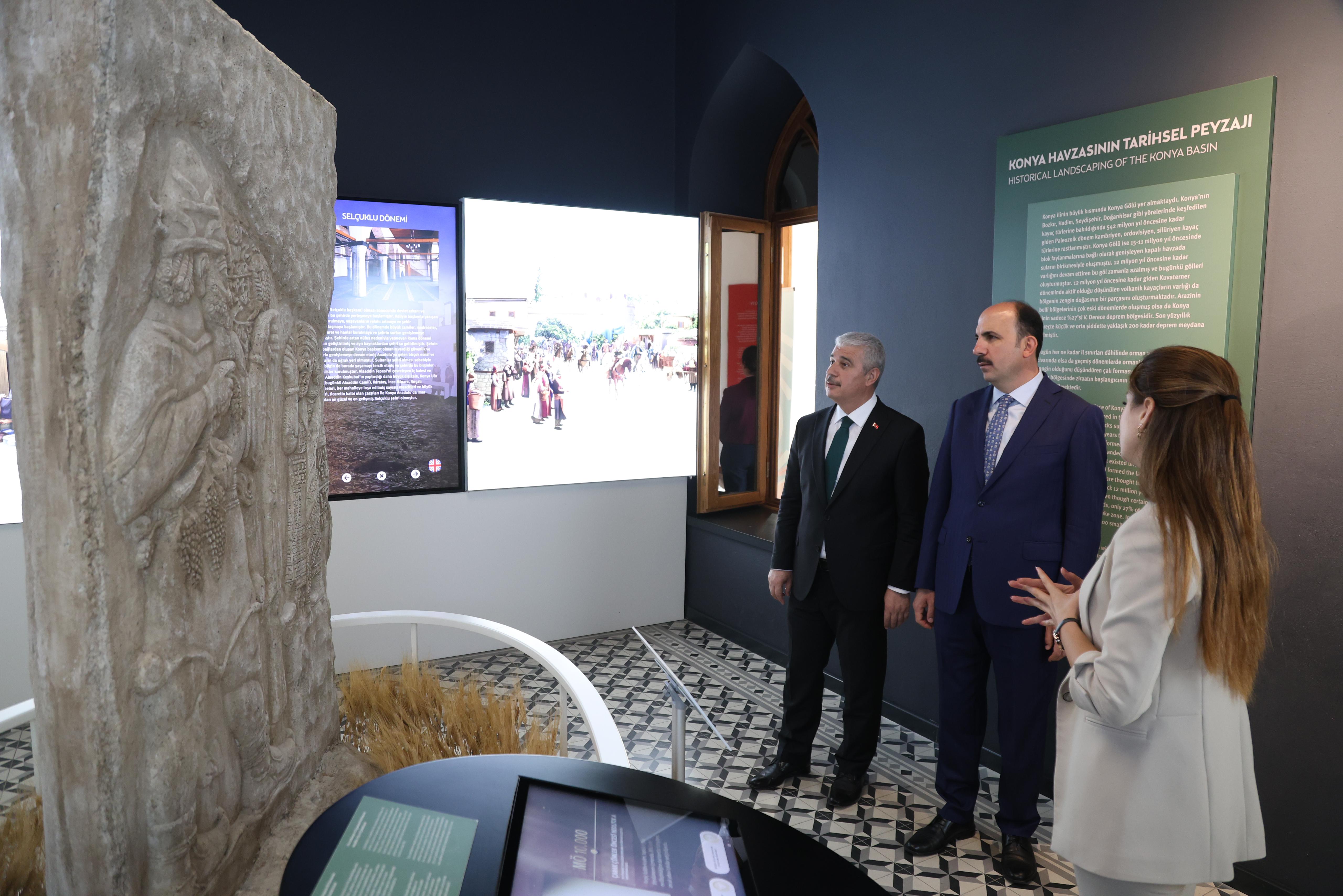 KONYA VALİSİ AKIN BAŞKAN ALTAY’I ZİYARET ETTİ