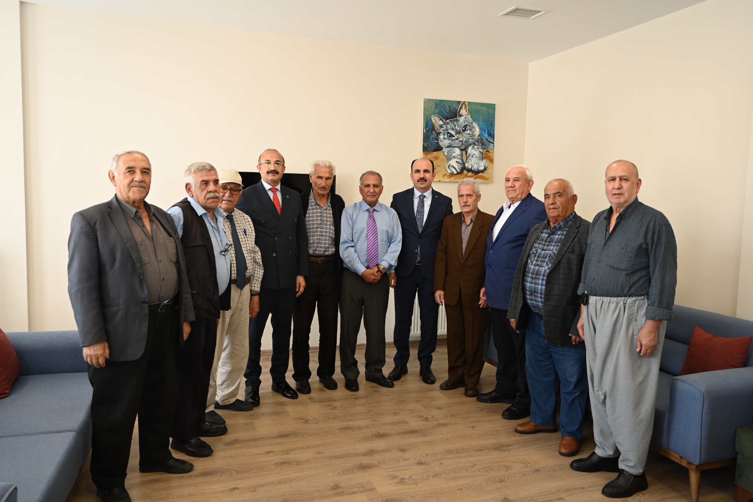 BAŞKAN ALTAY SAMİMİ DAVETİ KARŞILIKSIZ BIRAKMADI