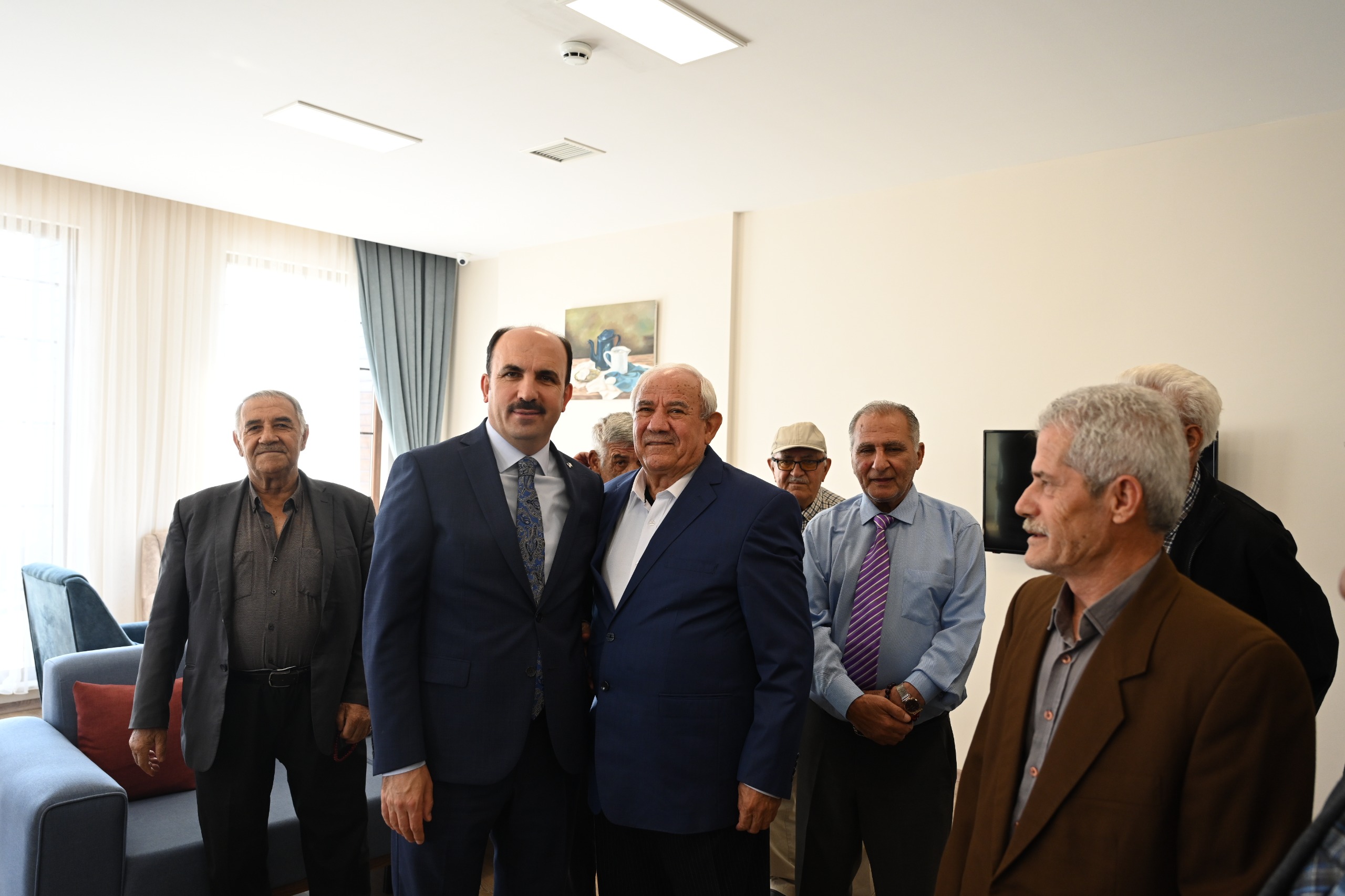 BAŞKAN ALTAY SAMİMİ DAVETİ KARŞILIKSIZ BIRAKMADI