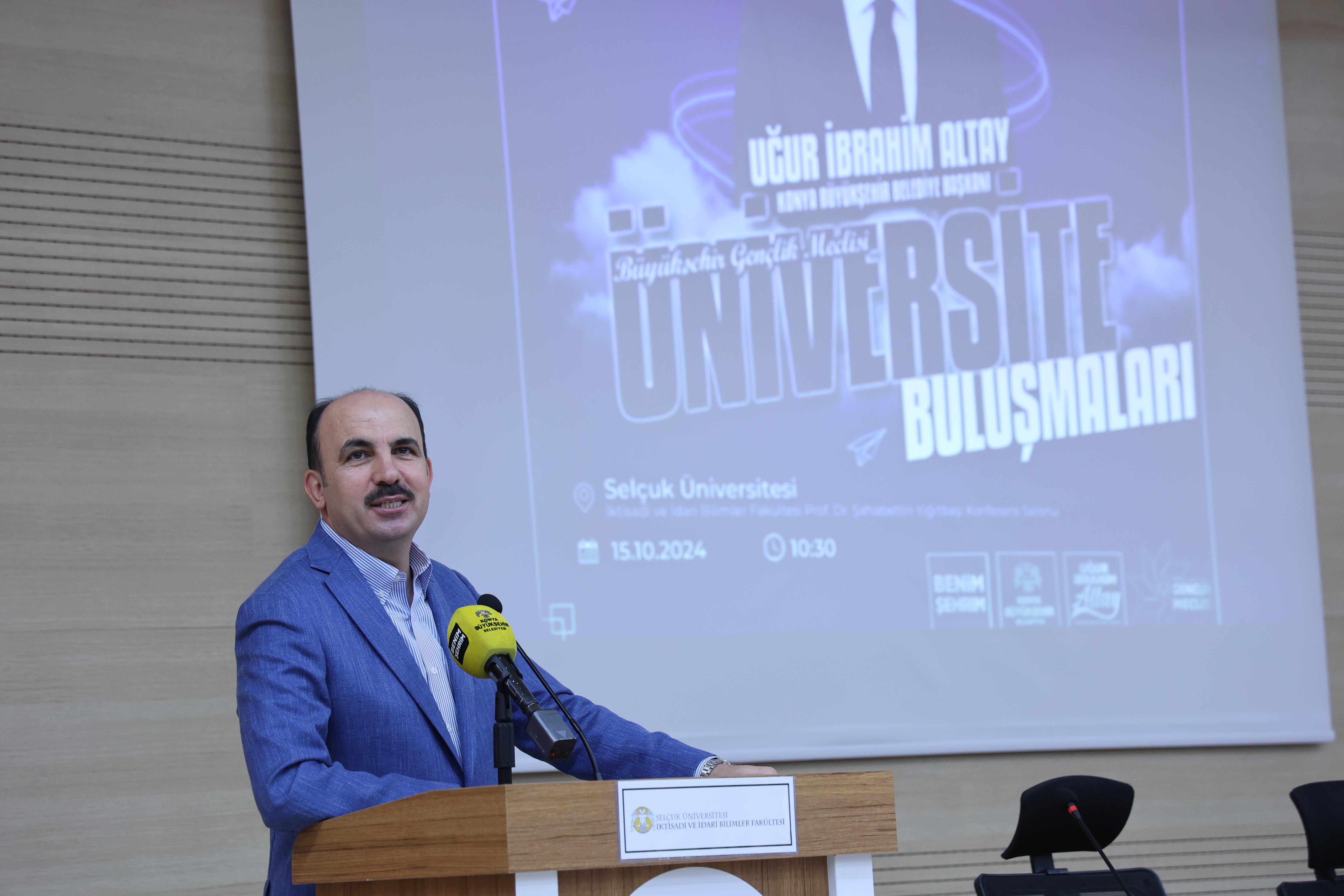 BAŞKAN ALTAY: “ÜNİVERSİTELERİMİZ ŞEHRİN İNSAN KAYNAĞINA BÜYÜK KATKI SAĞLIYOR”