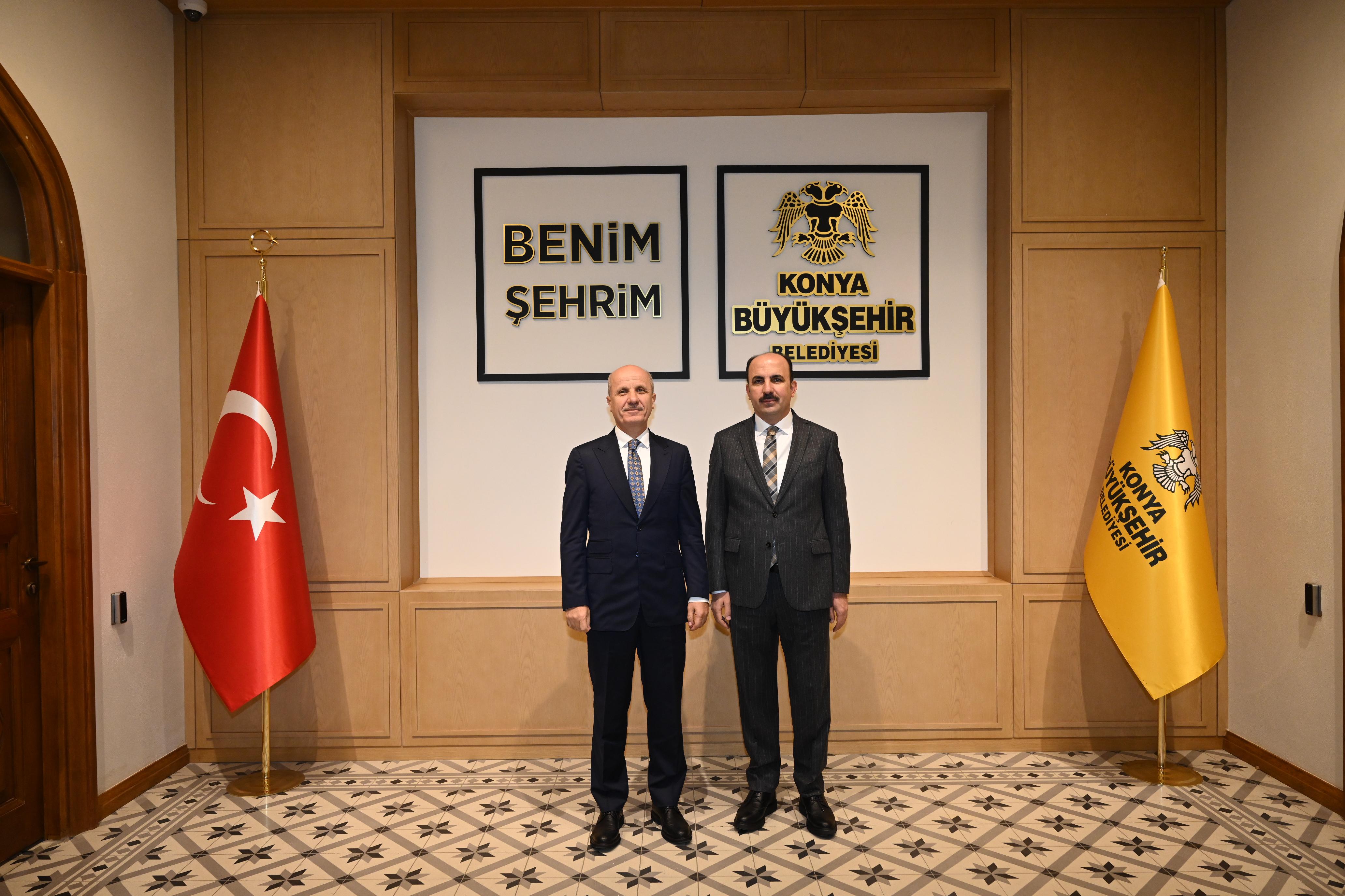 YÖK BAŞKANI PROF. DR. ÖZVAR, BAŞKAN ALTAY’I ZİYARET ETTİ