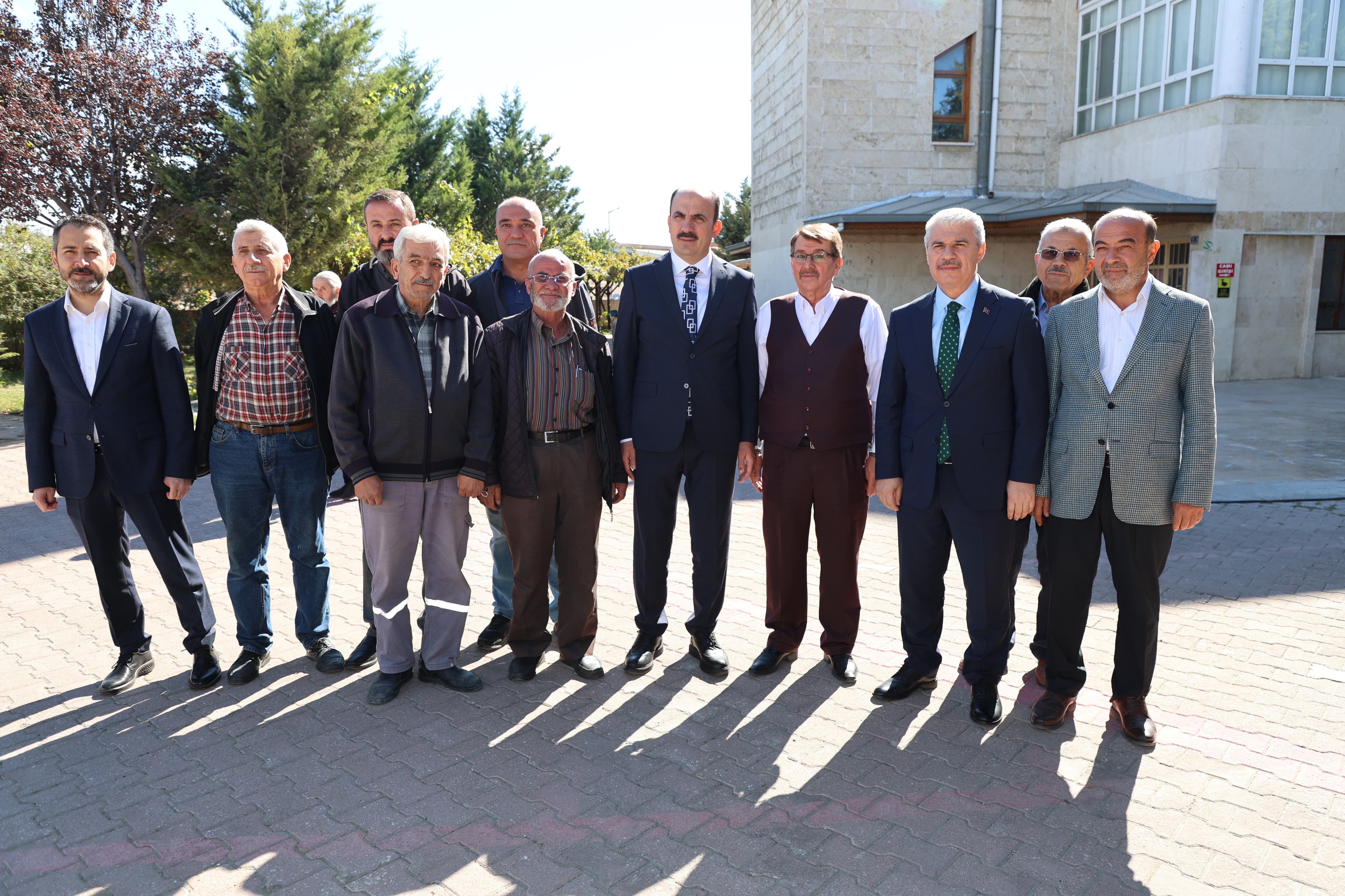 VALİ AKIN VE BAŞKAN ALTAY MARSAN SANAYİİ’DE VATANDAŞLARLA BULUŞTU