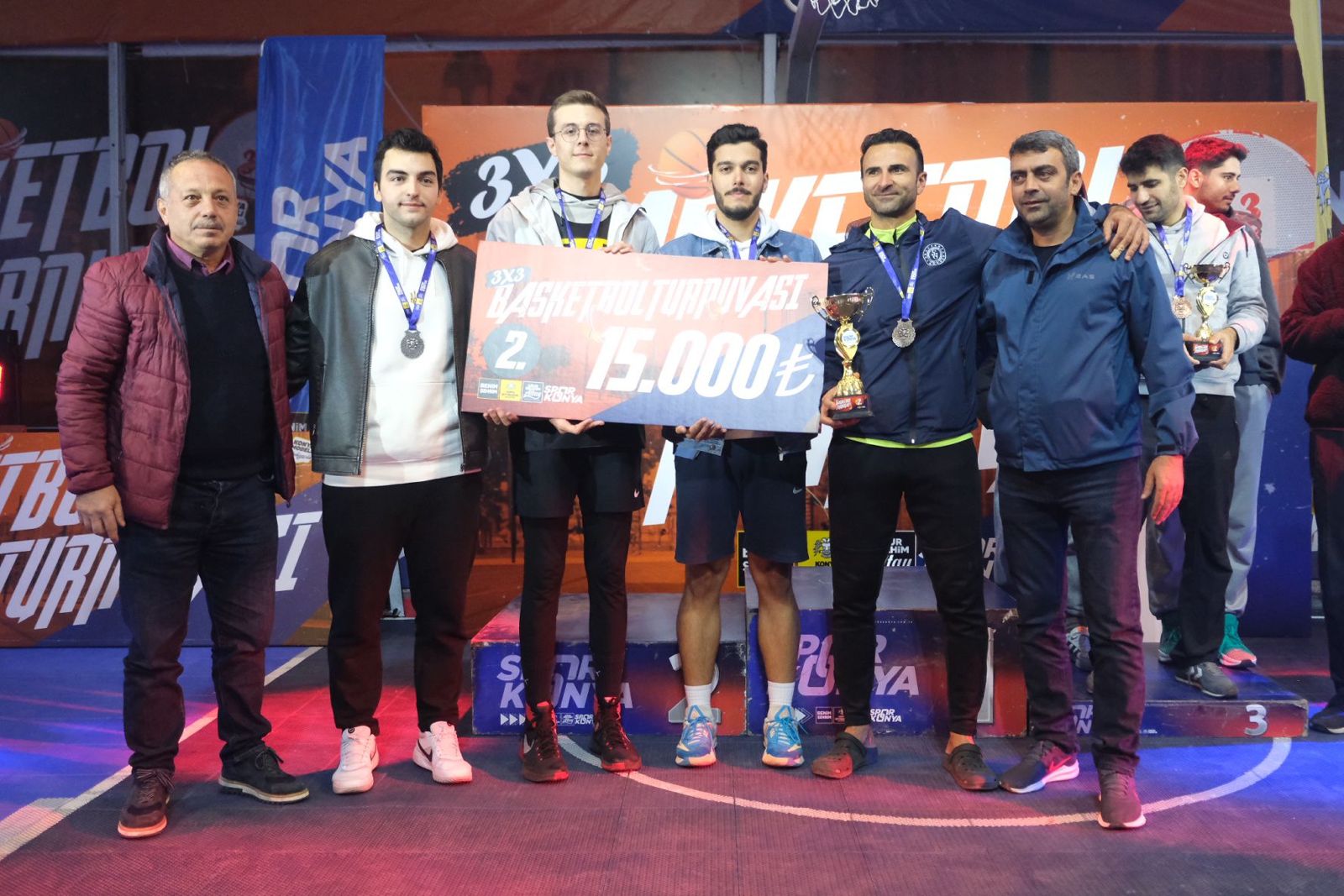 KONYA’DA 3X3 BASKETBOL TURNUVASI HEYECANI YAŞANDI