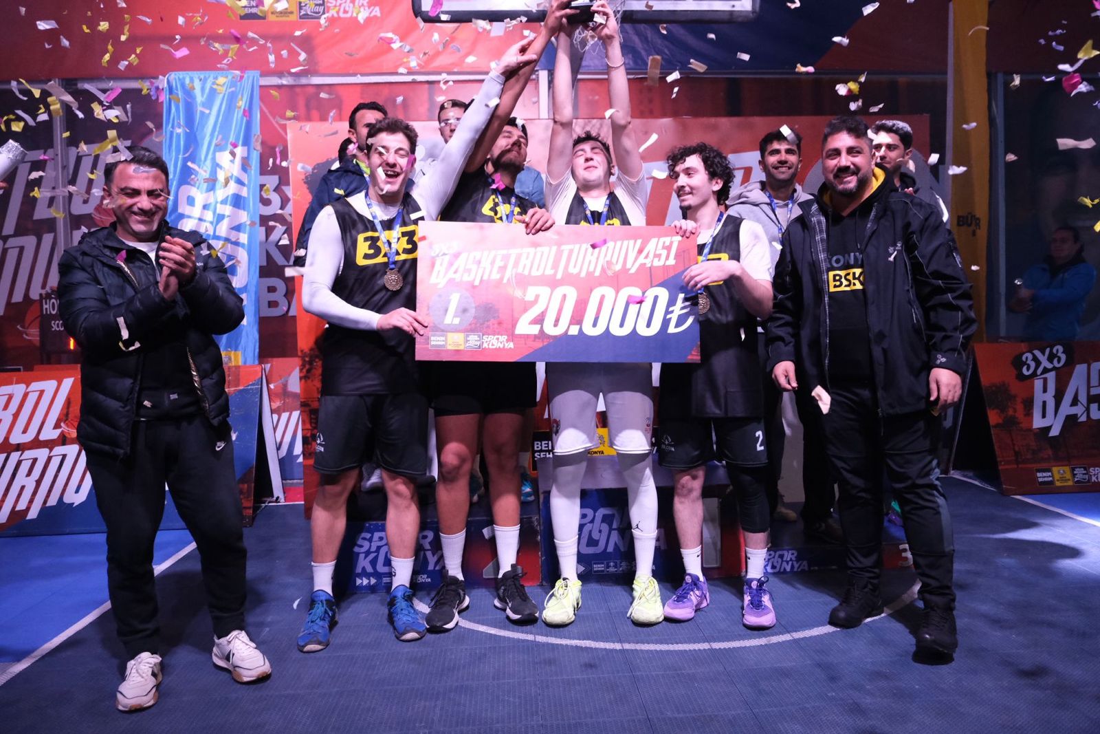 KONYA’DA 3X3 BASKETBOL TURNUVASI HEYECANI YAŞANDI