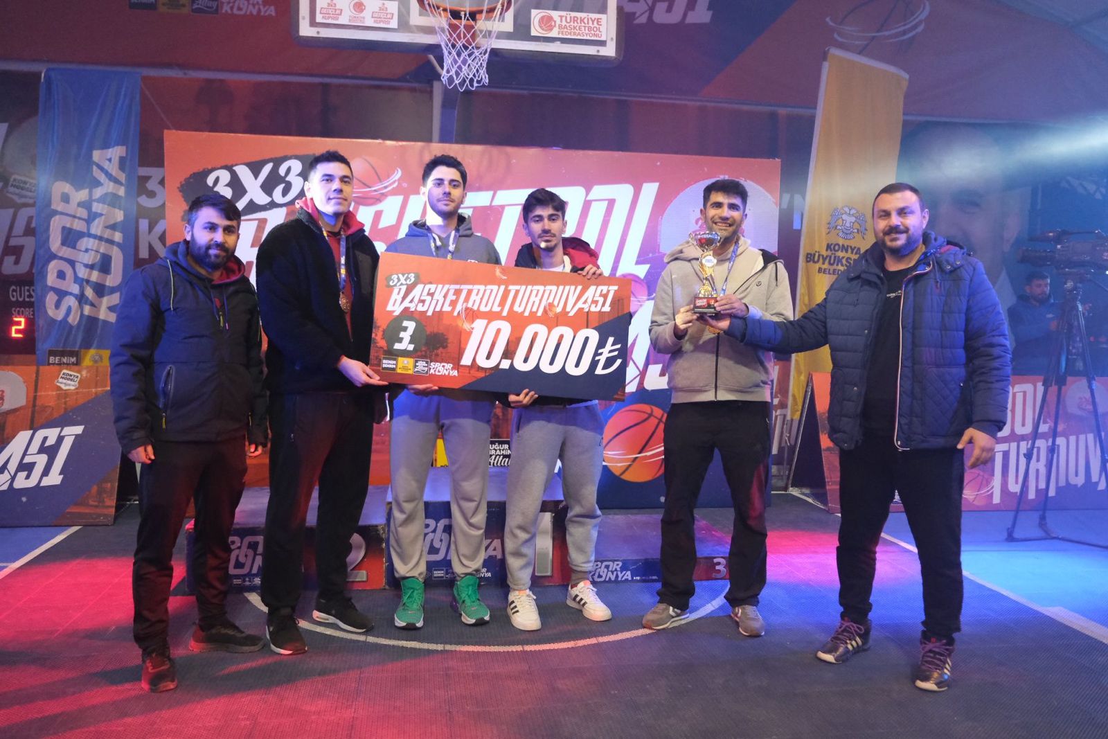 KONYA’DA 3X3 BASKETBOL TURNUVASI HEYECANI YAŞANDI