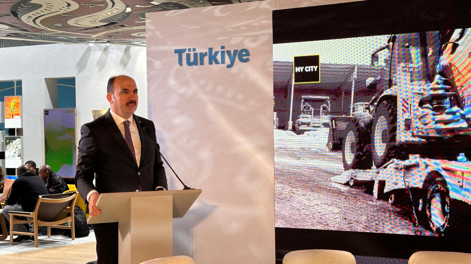 BAŞKAN ALTAY BM İKLİM DEĞİŞİKLİĞİ KONFERANSINDA DEPREM TECRÜBELERİNİ VE İKLİM DEĞİŞİKLİĞİNE YÖNELİK ÖRNEK ÇALIŞMALARI ANLATTI