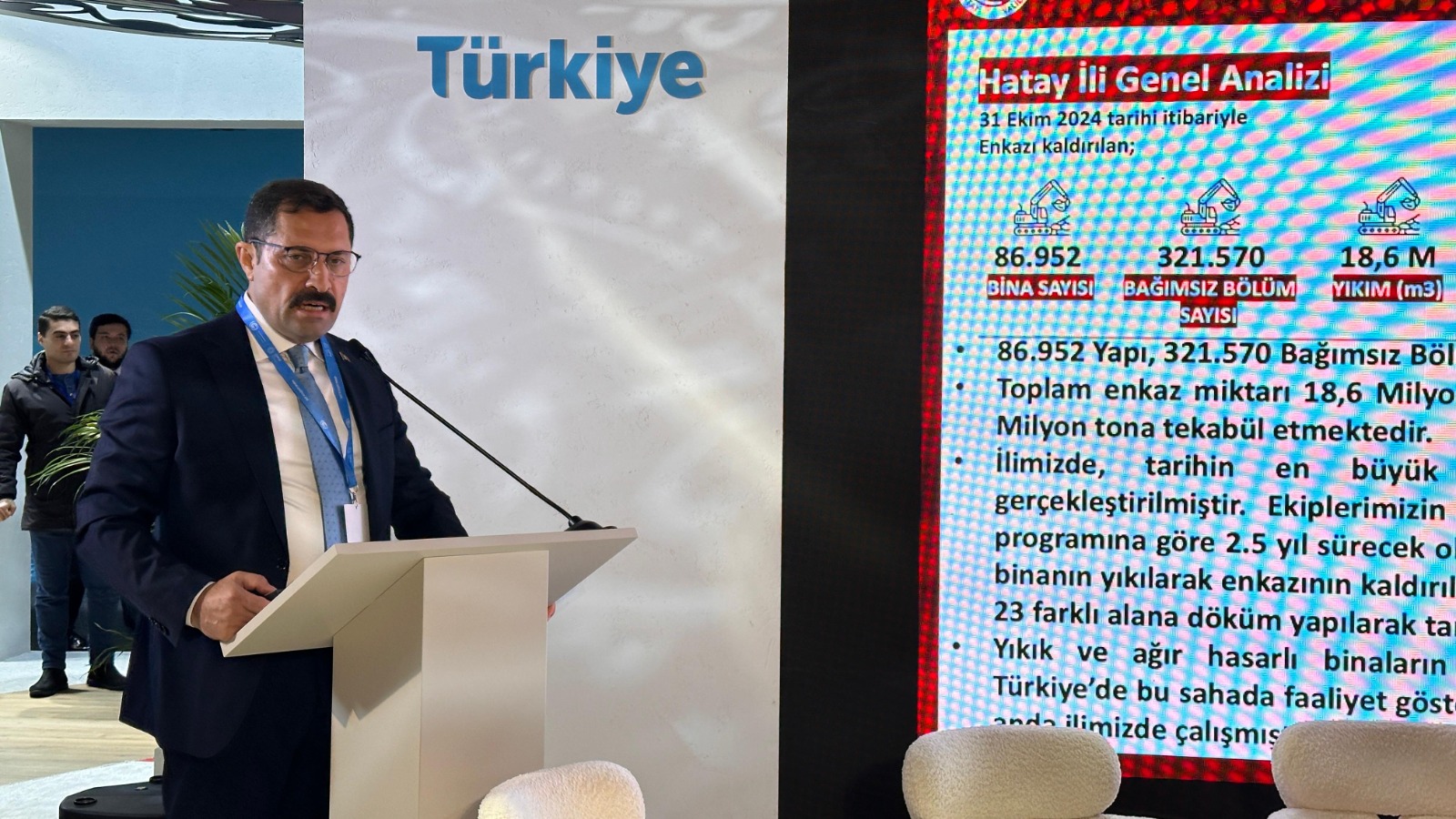 BAŞKAN ALTAY BM İKLİM DEĞİŞİKLİĞİ KONFERANSINDA DEPREM TECRÜBELERİNİ VE İKLİM DEĞİŞİKLİĞİNE YÖNELİK ÖRNEK ÇALIŞMALARI ANLATTI