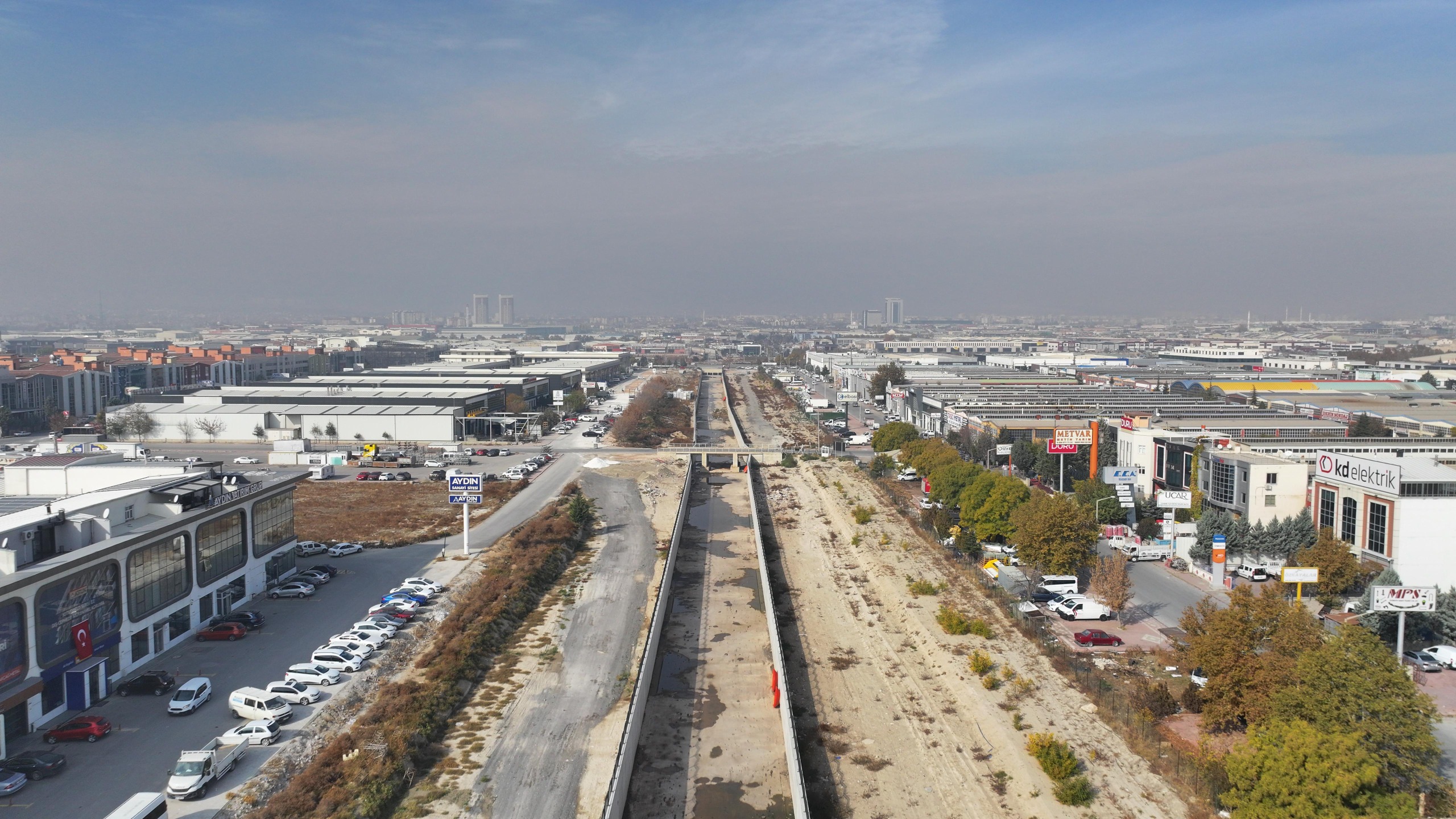 KONYA BÜYÜKŞEHİR KEÇİLİ KANALI ISLAHI PROJESİNİN 3.2 KM’LİK KISMINI DAHA TAMAMLADI