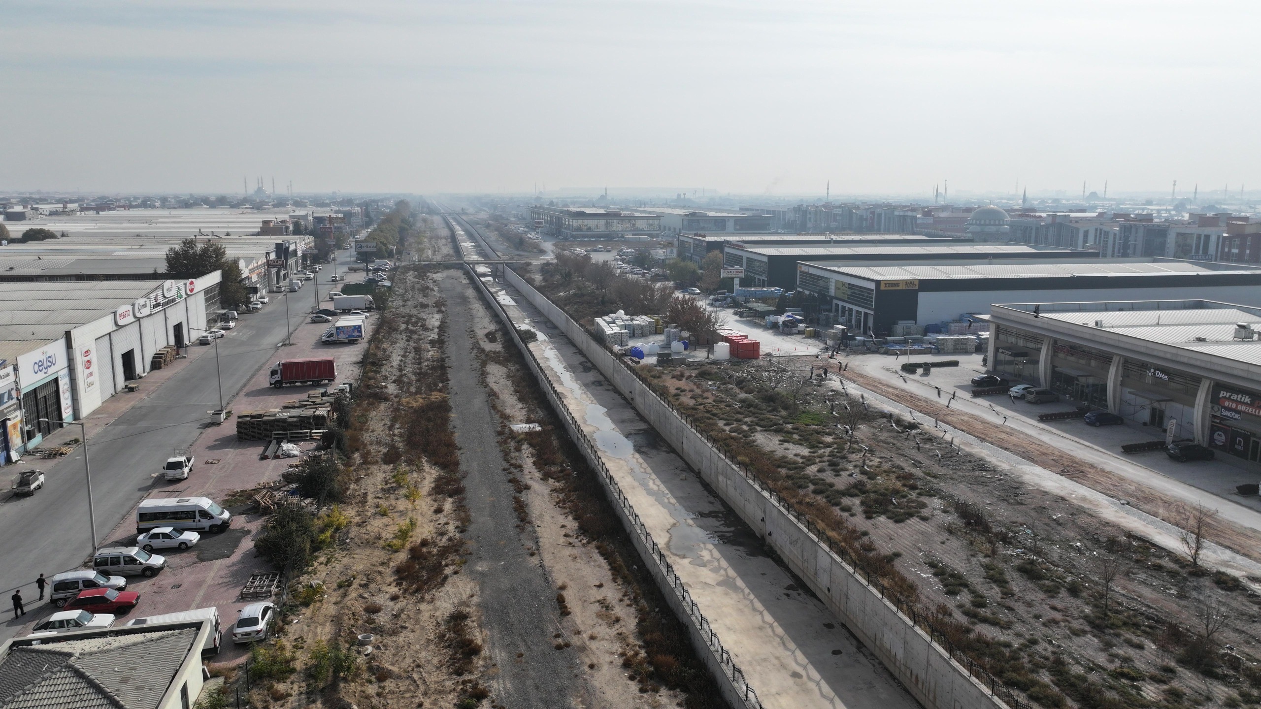 KONYA BÜYÜKŞEHİR KEÇİLİ KANALI ISLAHI PROJESİNİN 3.2 KM’LİK KISMINI DAHA TAMAMLADI