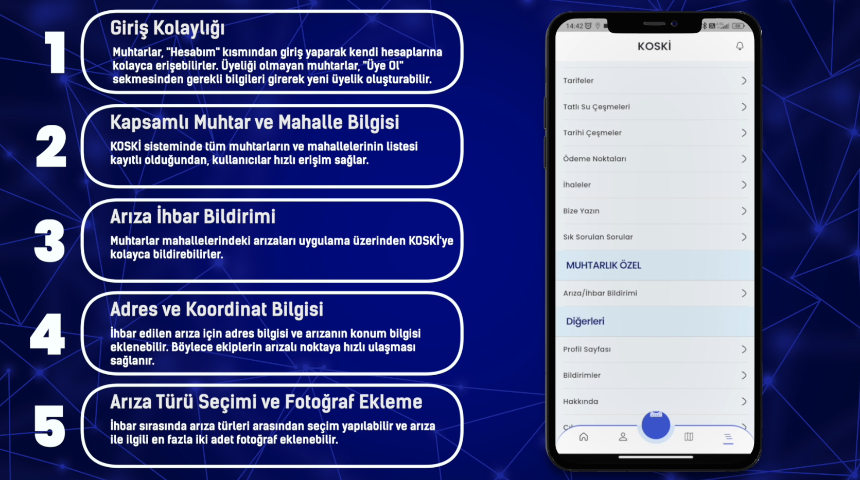 KONYA BÜYÜKŞEHİR “KOSKİ MOBİL MUHTAR SİSTEMİ” İLE ALTYAPI ARIZALARINA DAHA HIZLI VE ETKİN ÇÖZÜM ÜRETİYOR