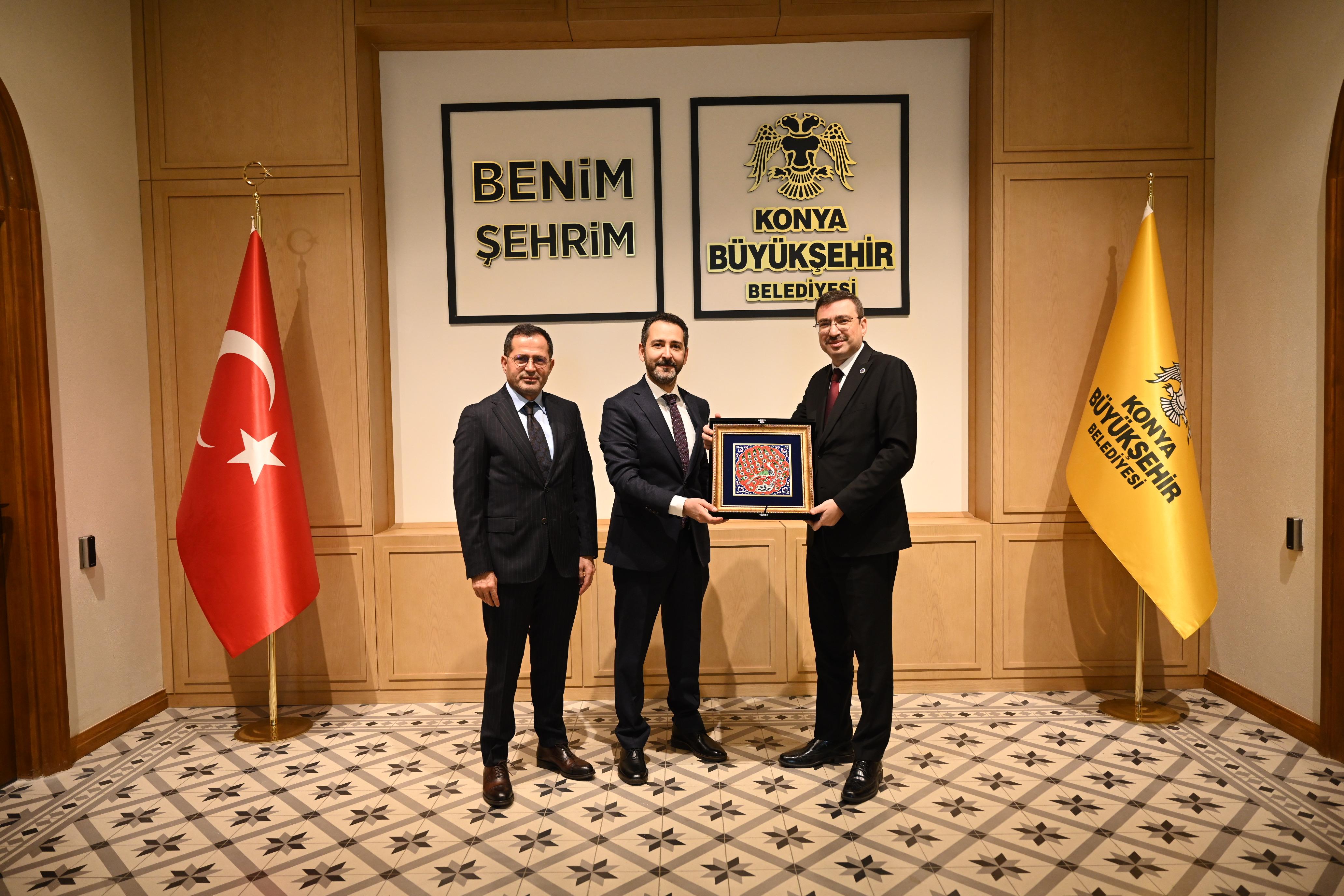 SPK BAŞKANI GÖNÜL KONYA BÜYÜKŞEHİR BELEDİYESİ’Nİ ZİYARET ETTİ