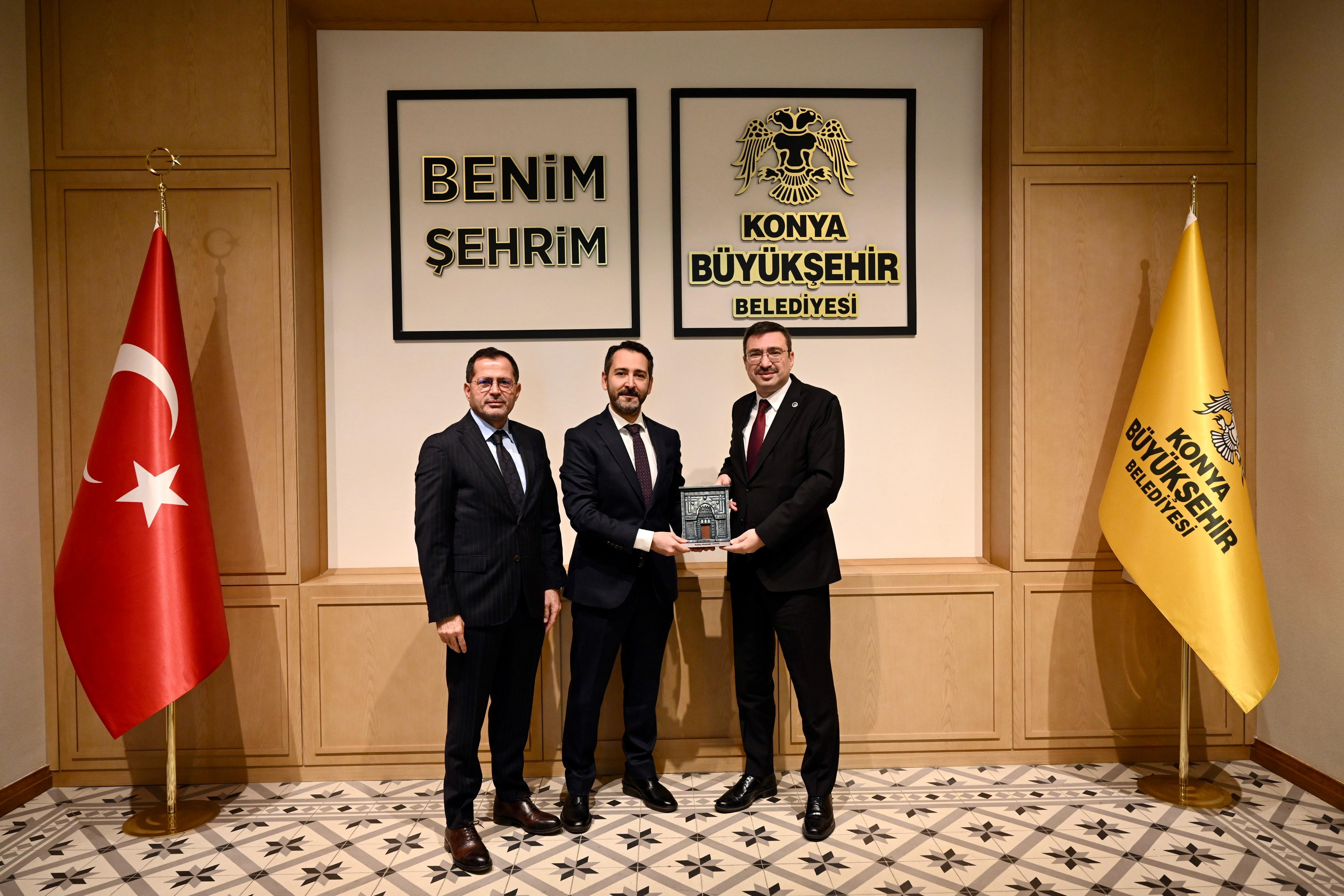 SPK BAŞKANI GÖNÜL KONYA BÜYÜKŞEHİR BELEDİYESİ’Nİ ZİYARET ETTİ