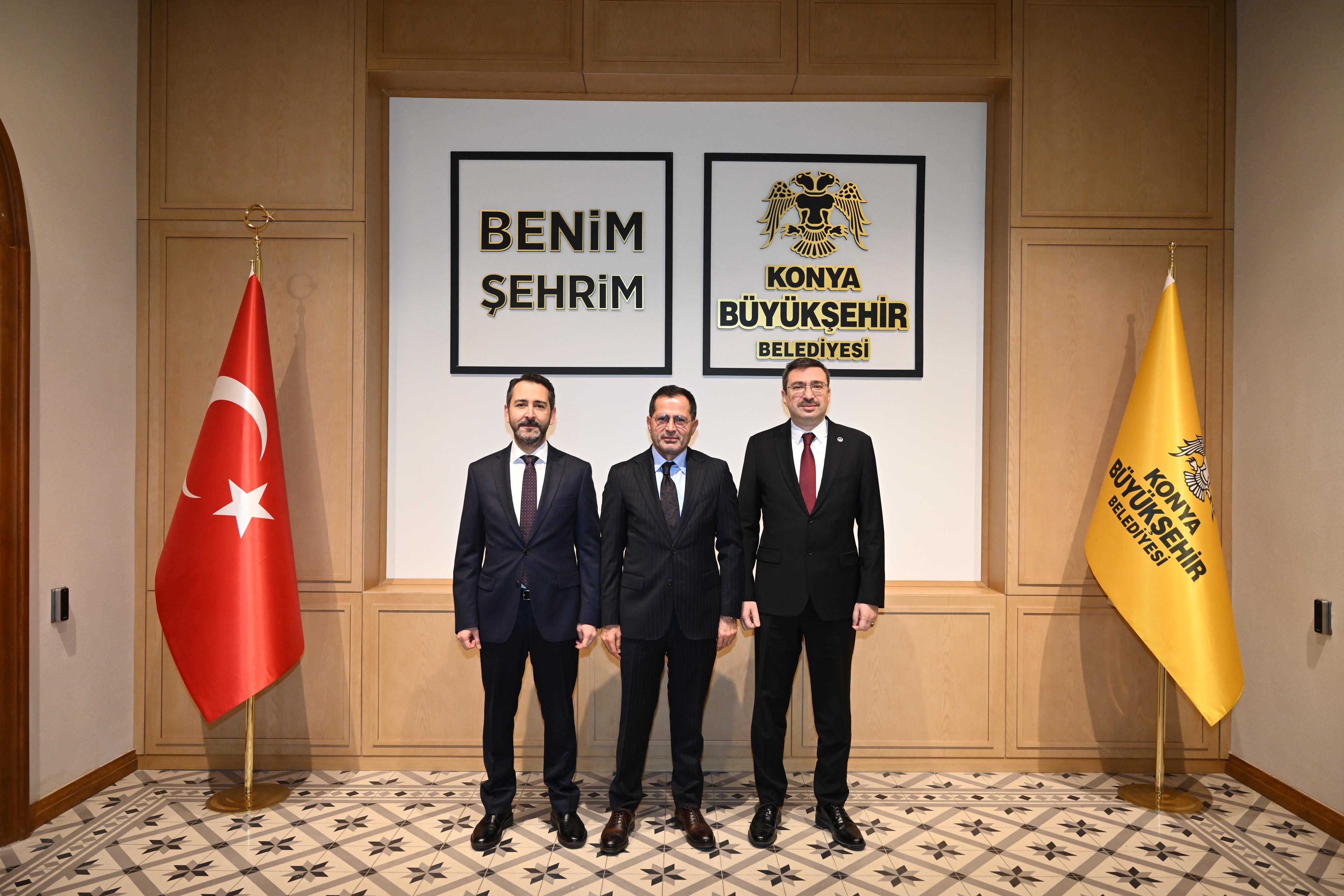SPK BAŞKANI GÖNÜL KONYA BÜYÜKŞEHİR BELEDİYESİ’Nİ ZİYARET ETTİ