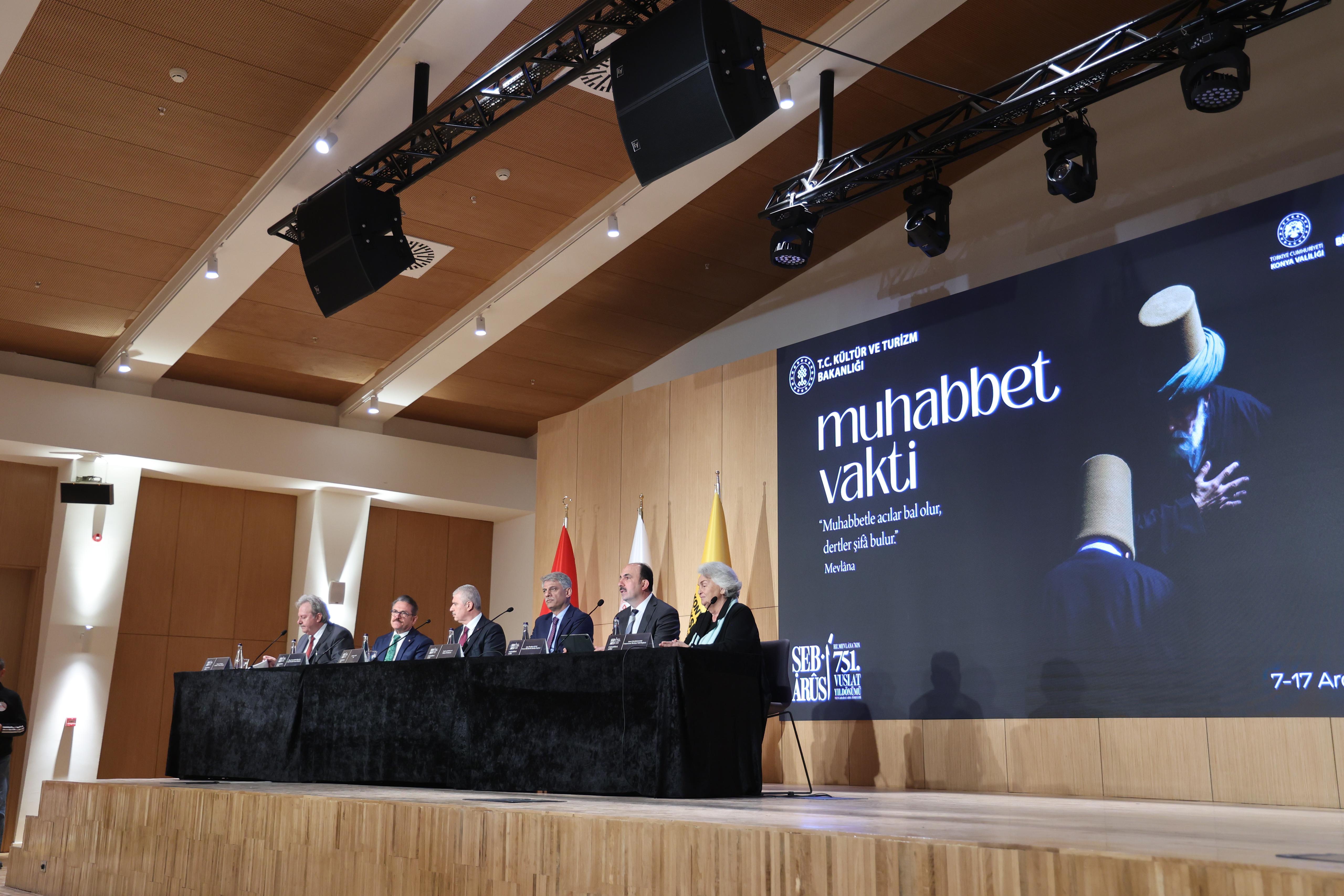 HZ. MEVLANA’NIN 751. VUSLAT YIL DÖNÜMÜ ULUSLARARASI ANMA TÖRENLERİ’NİN TANITIM TOPLANTISI YAPILDI