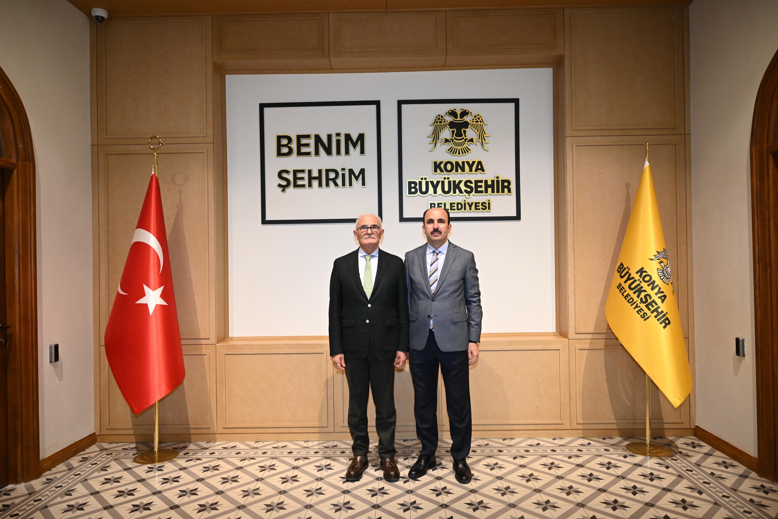 AK PARTİ GENEL BAŞKAN YARDIMCISI YILMAZ BAŞKAN ALTAY’I ZİYARET ETTİ