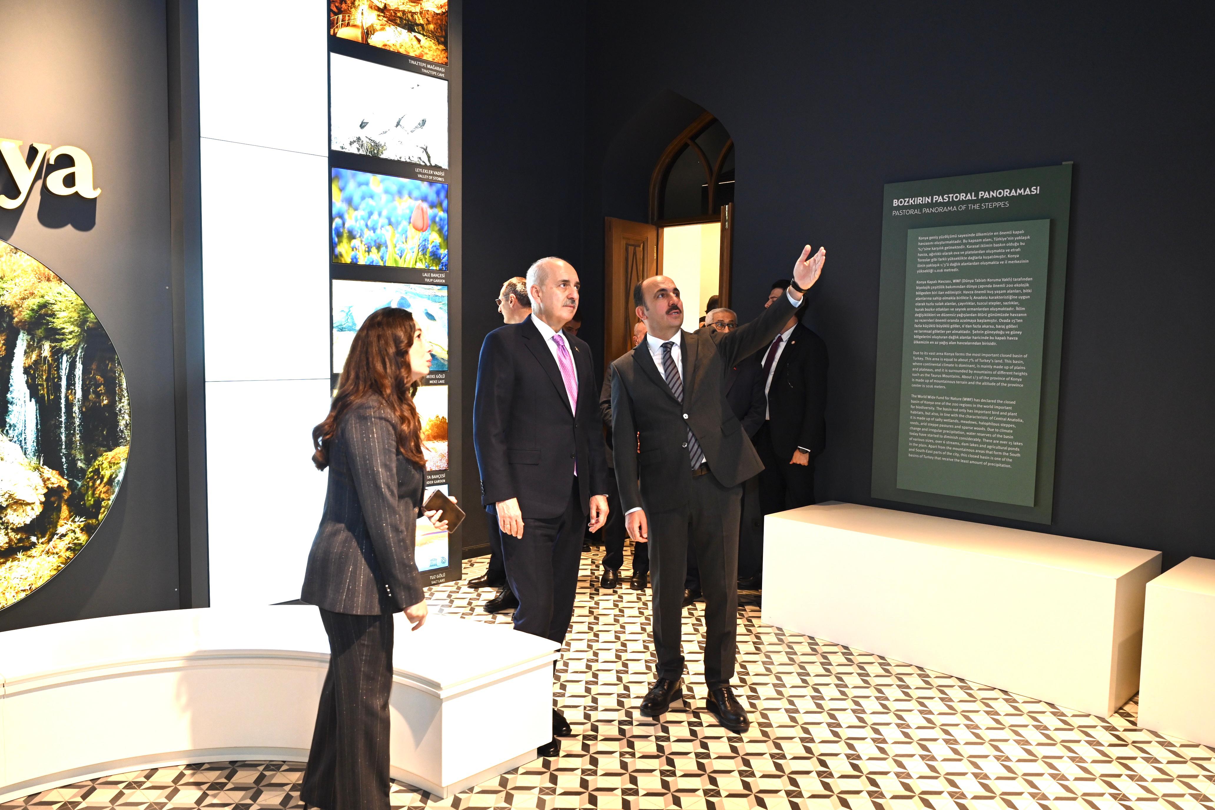 TBMM BAŞKANI KURTULMUŞ BAŞKAN ALTAY’I ZİYARET ETTİ