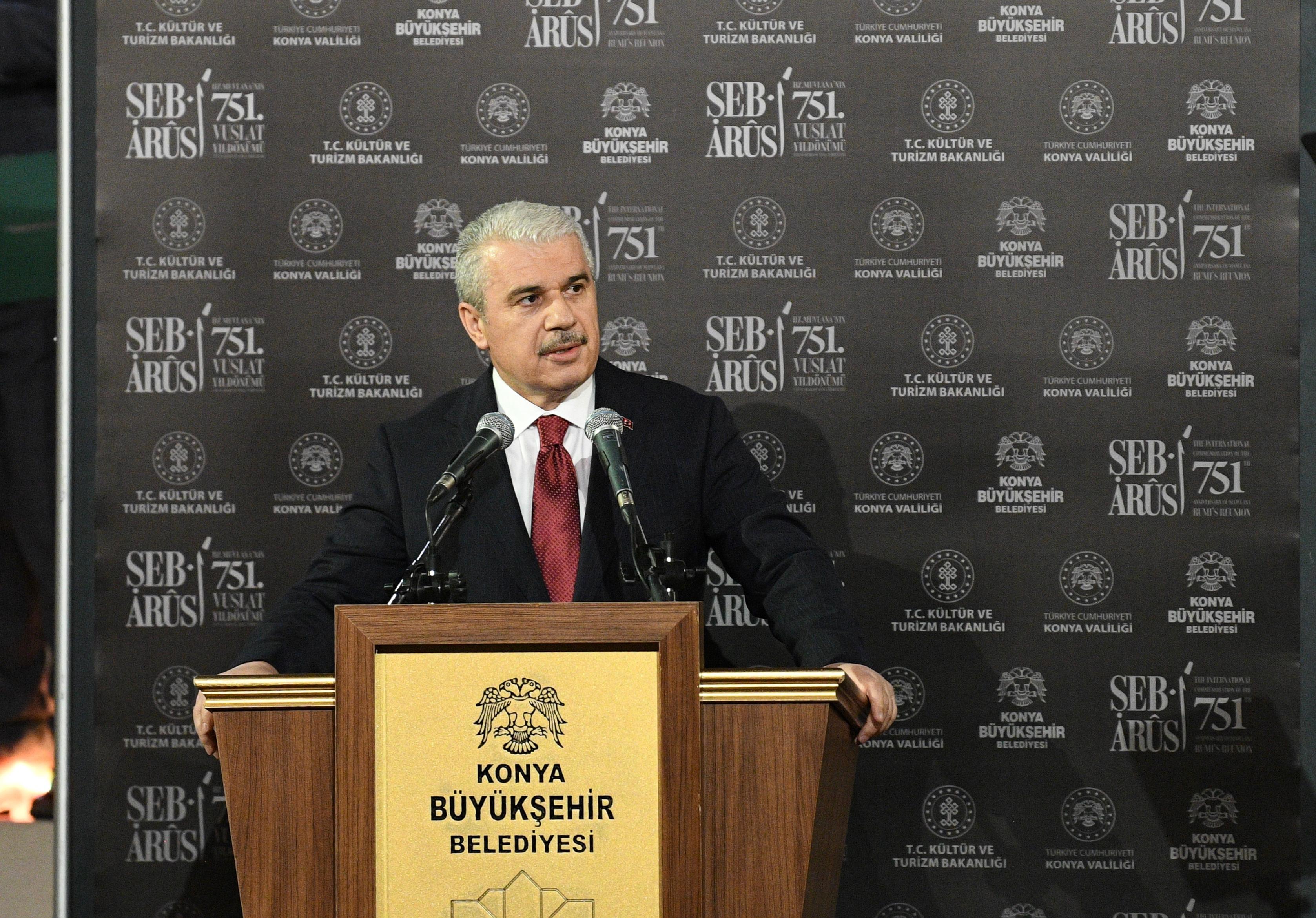 HZ. MEVLANA'NIN 751. VUSLAT YILDÖNÜMÜ ANMA ETKİNLİKLERİ ŞEB-İ ARUS İLE SONA ERDİ