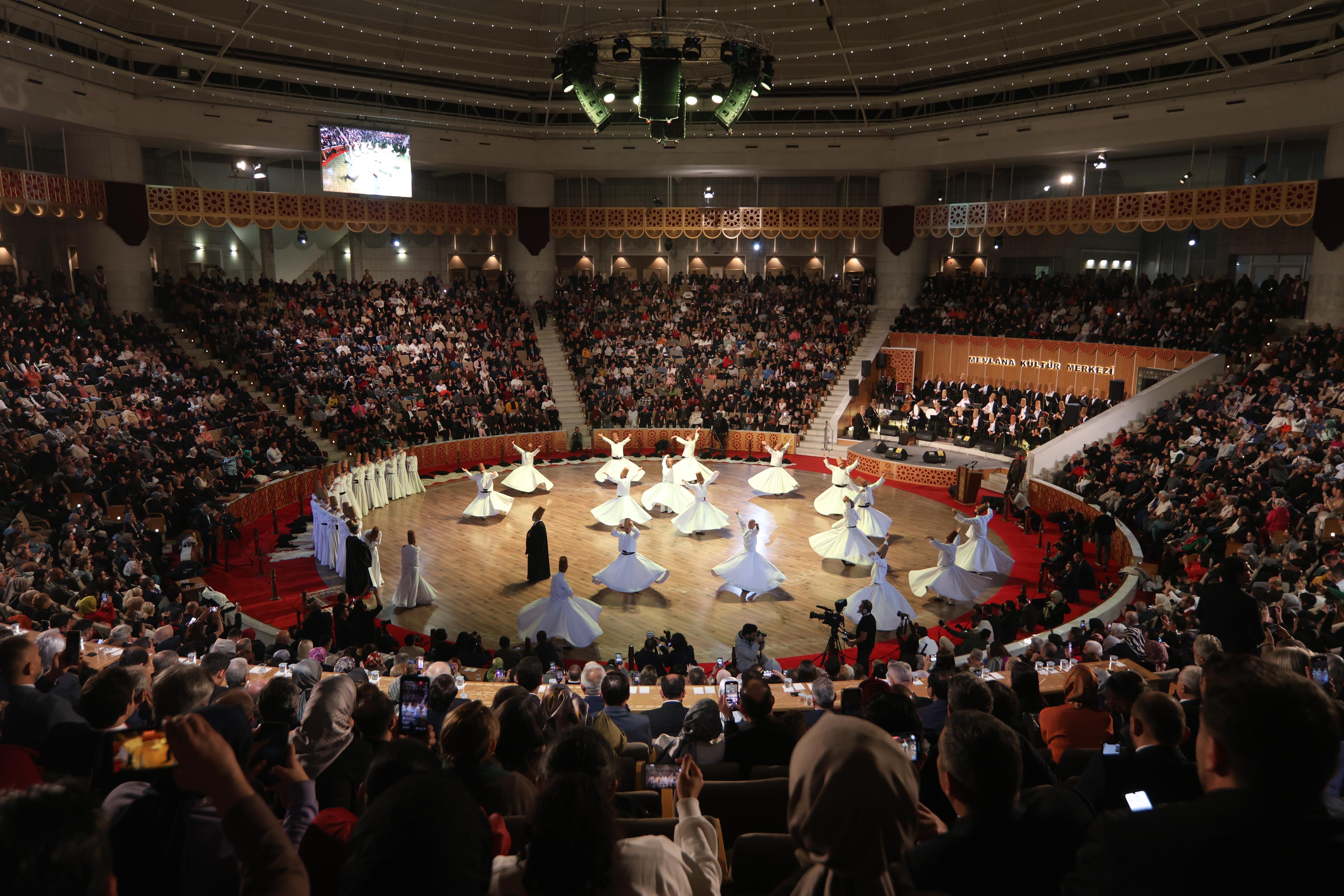 HZ. MEVLANA'NIN 751. VUSLAT YILDÖNÜMÜ ANMA ETKİNLİKLERİ ŞEB-İ ARUS İLE SONA ERDİ