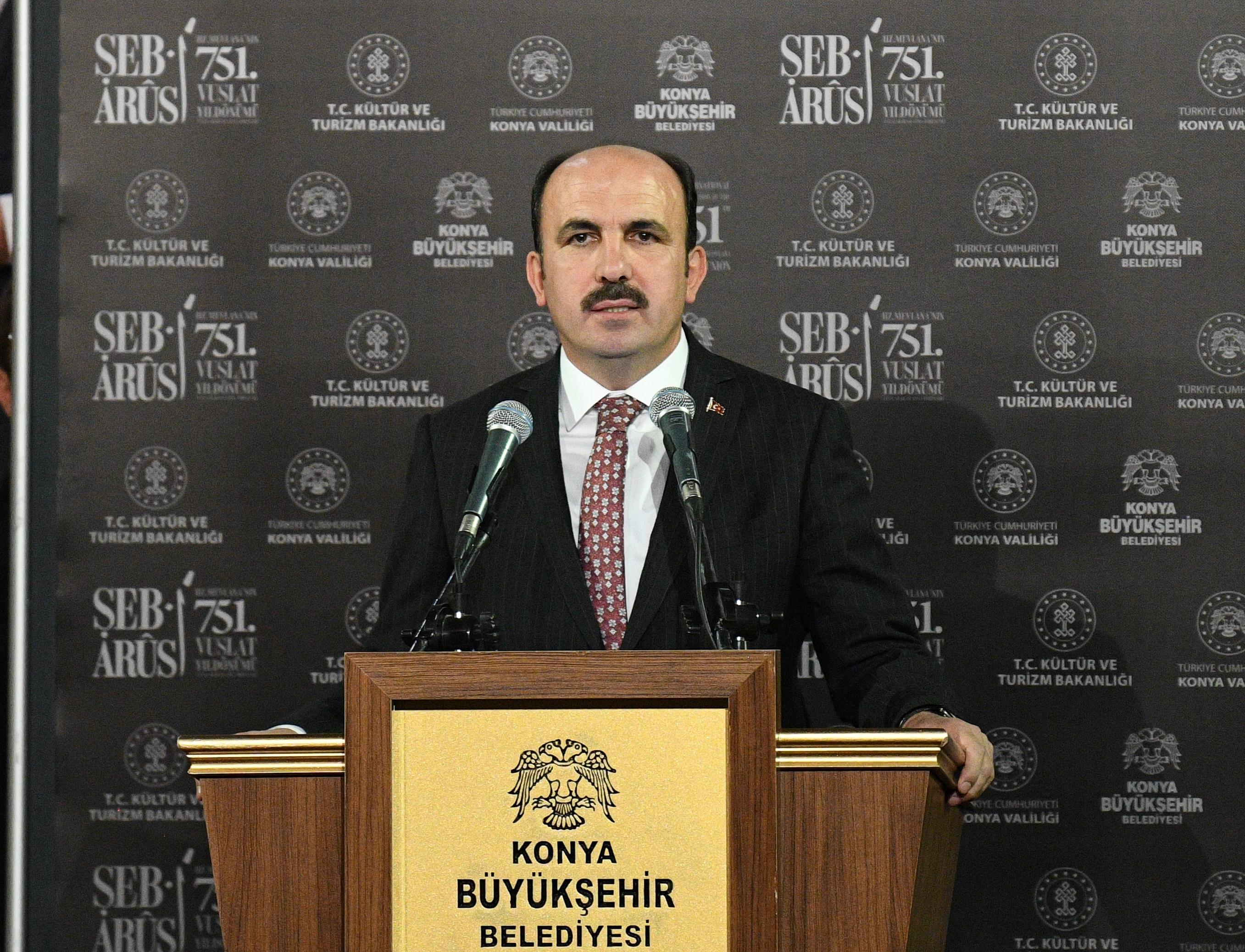 HZ. MEVLANA'NIN 751. VUSLAT YILDÖNÜMÜ ANMA ETKİNLİKLERİ ŞEB-İ ARUS İLE SONA ERDİ