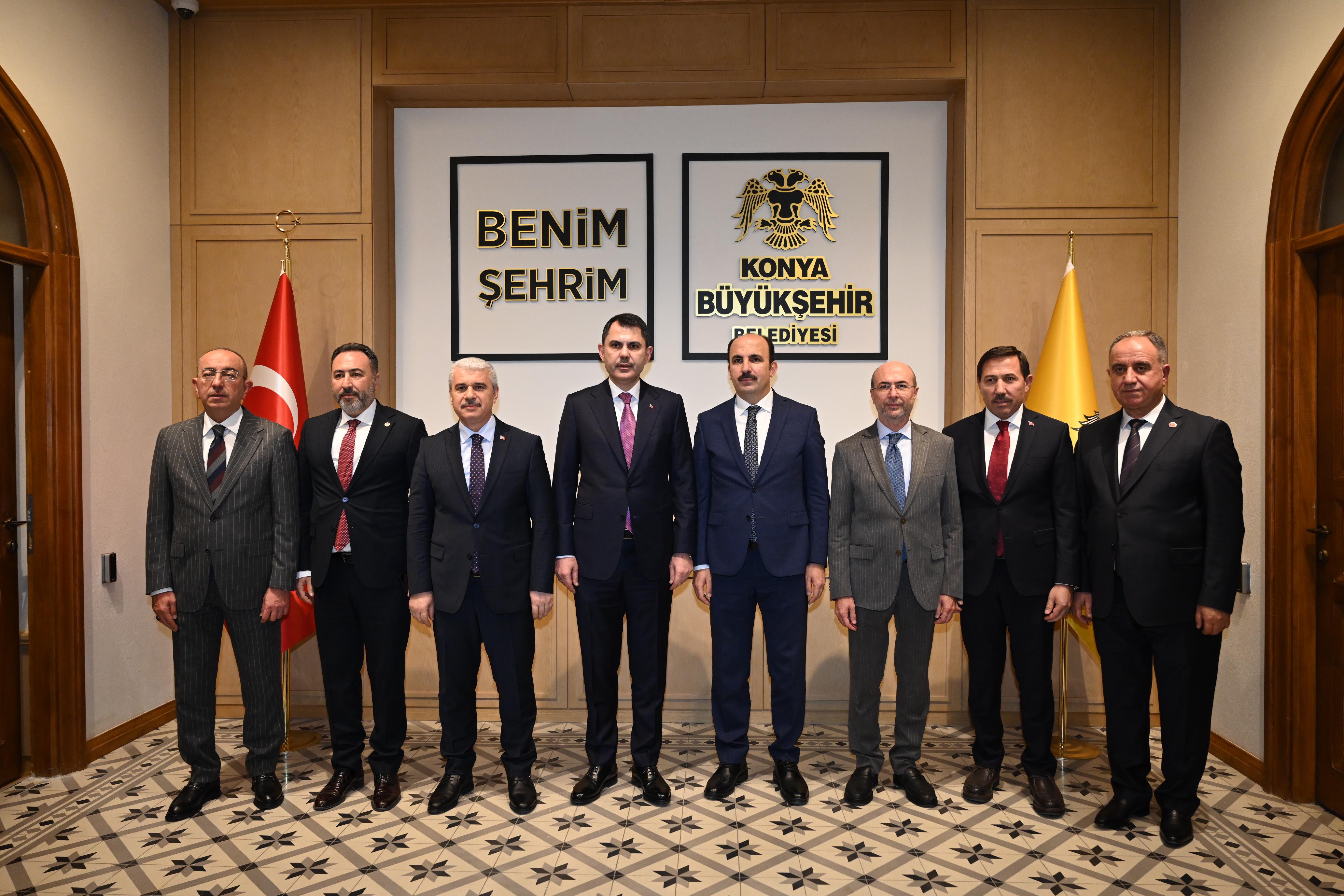 ÇEVRE ŞEHİRCİLİK VE İKLİM DEĞİŞİKLİĞİ BAKANI KURUM BAŞKAN ALTAY’I ZİYARET ETTİ