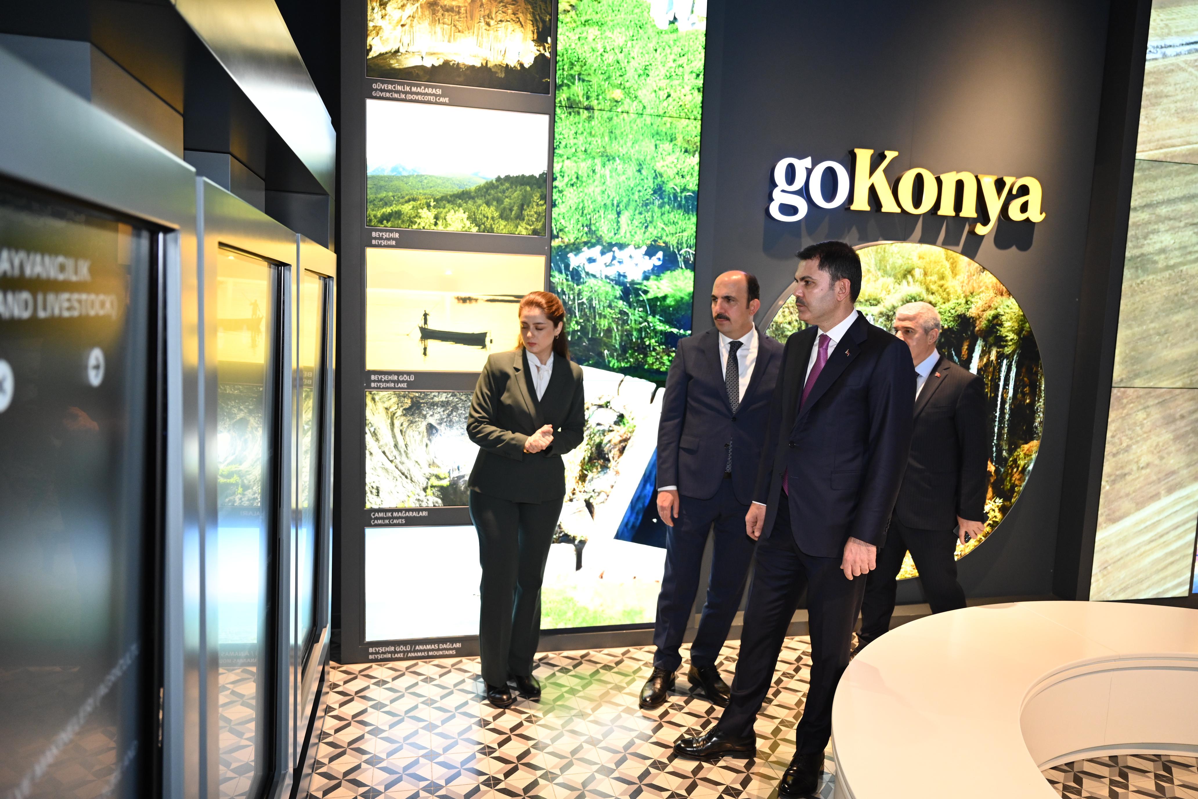 ÇEVRE ŞEHİRCİLİK VE İKLİM DEĞİŞİKLİĞİ BAKANI KURUM BAŞKAN ALTAY’I ZİYARET ETTİ