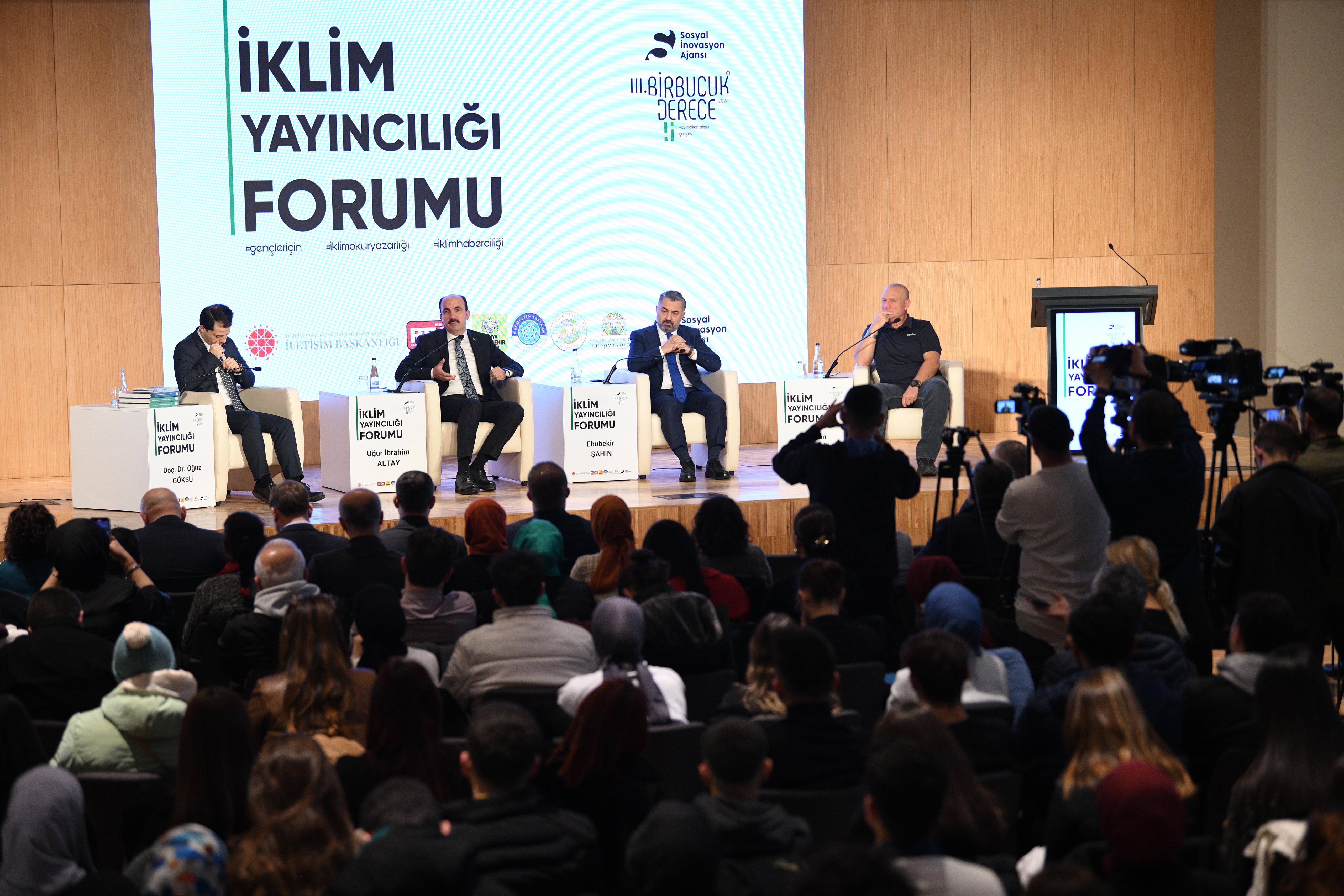 “3. İKLİM YAYINCILIĞI FORUMU” KONYA BÜYÜKŞEHİR’İN EV SAHİPLİĞİNDE YAPILDI