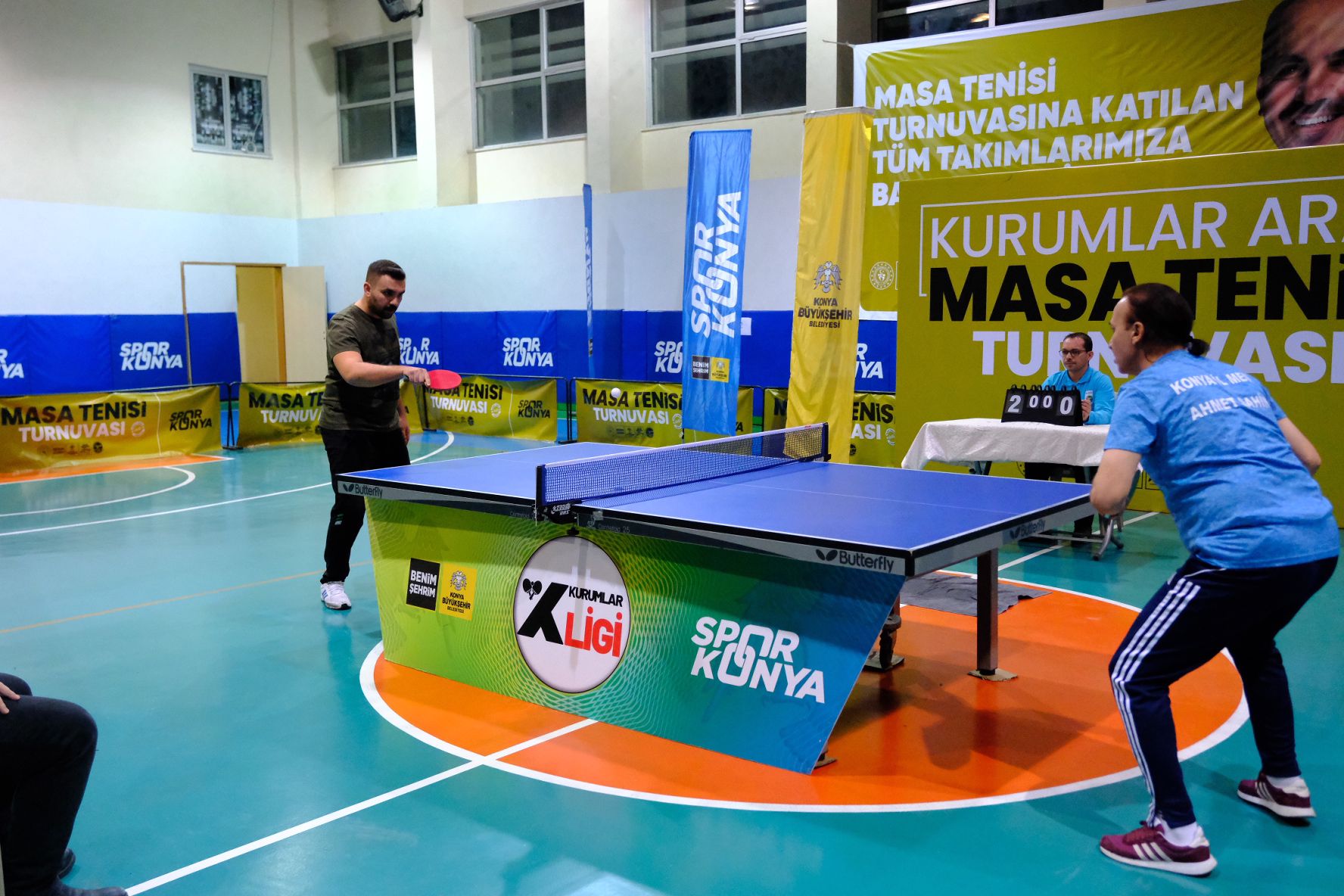 KONYA’DA “KURUMLAR ARASI MASA TENİSİ TURNUVASI” HEYECANI YAŞANDI