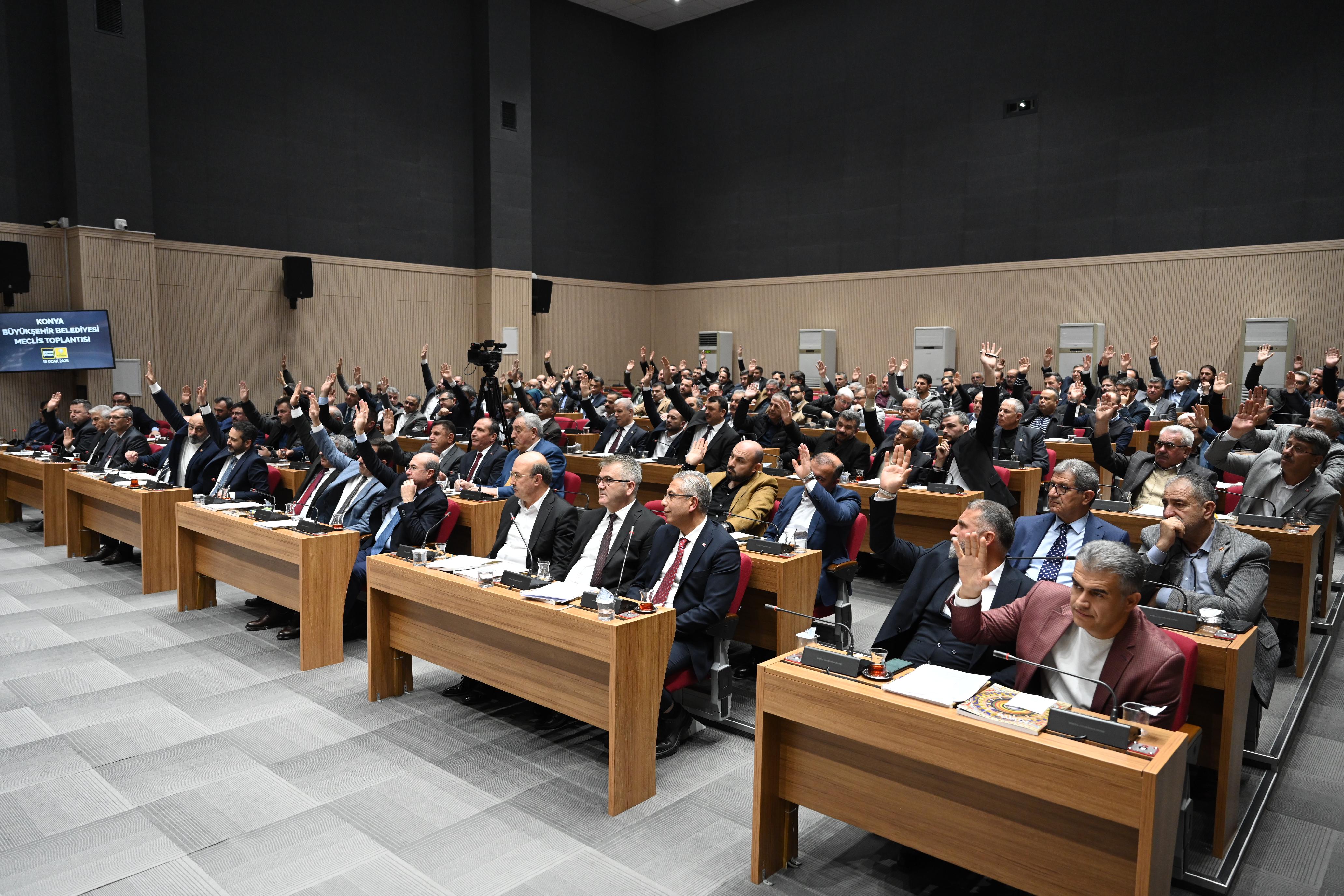 KONYA BÜYÜKŞEHİR MECLİSİ’NİN 2025 YILI İLK TOPLANTISI YAPILDI