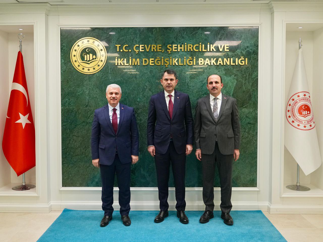 VALİ AKIN, MİLLETVEKİLİ AKYÜREK VE BAŞKAN ALTAY BAKANLARLA KONYA YATIRIMLARINI İSTİŞARE ETTİ