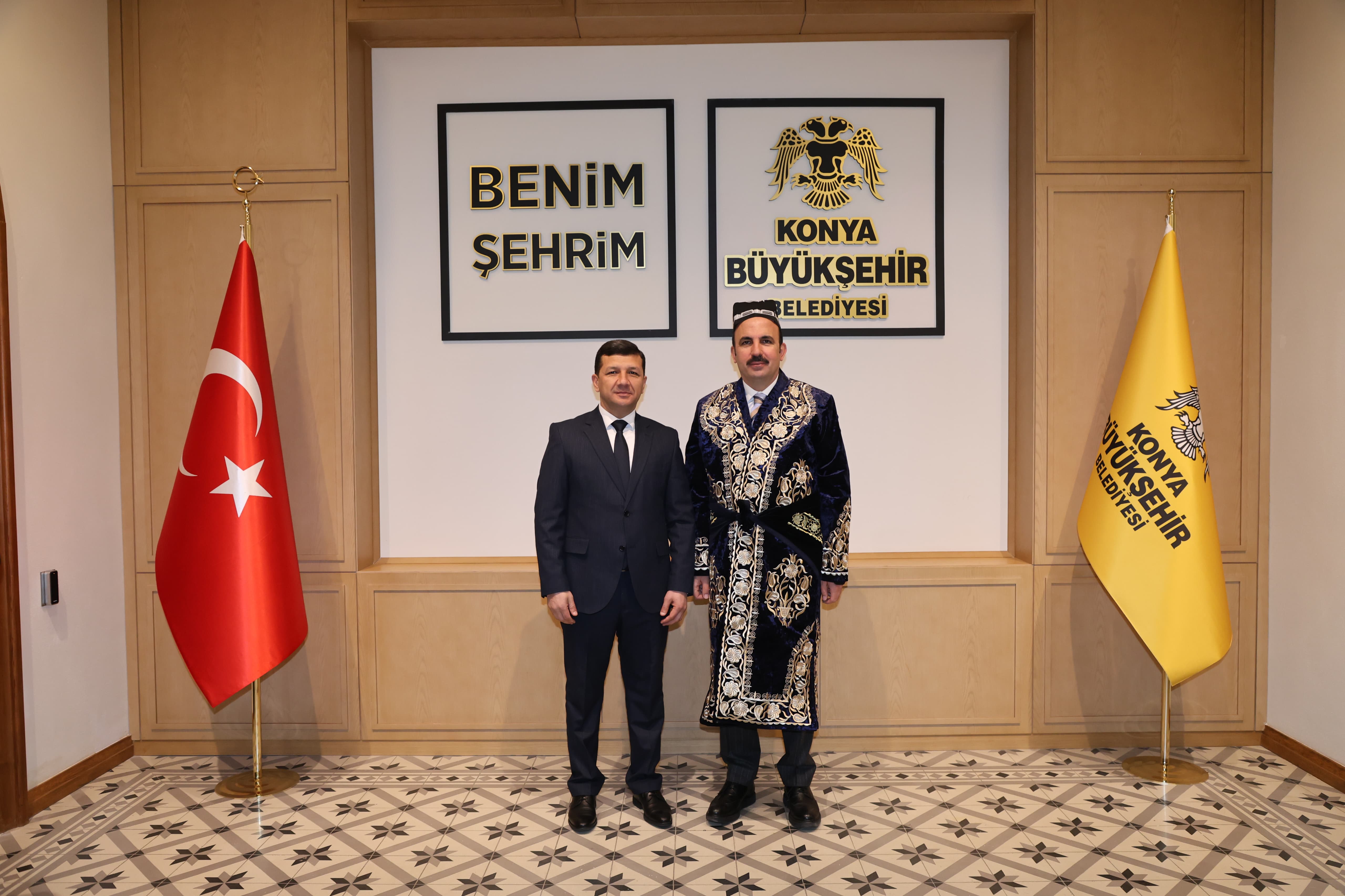 KONYA BÜYÜKŞEHİR İLE SEMERKANT BELEDİYESİ KARDEŞ ŞEHİR OLDU