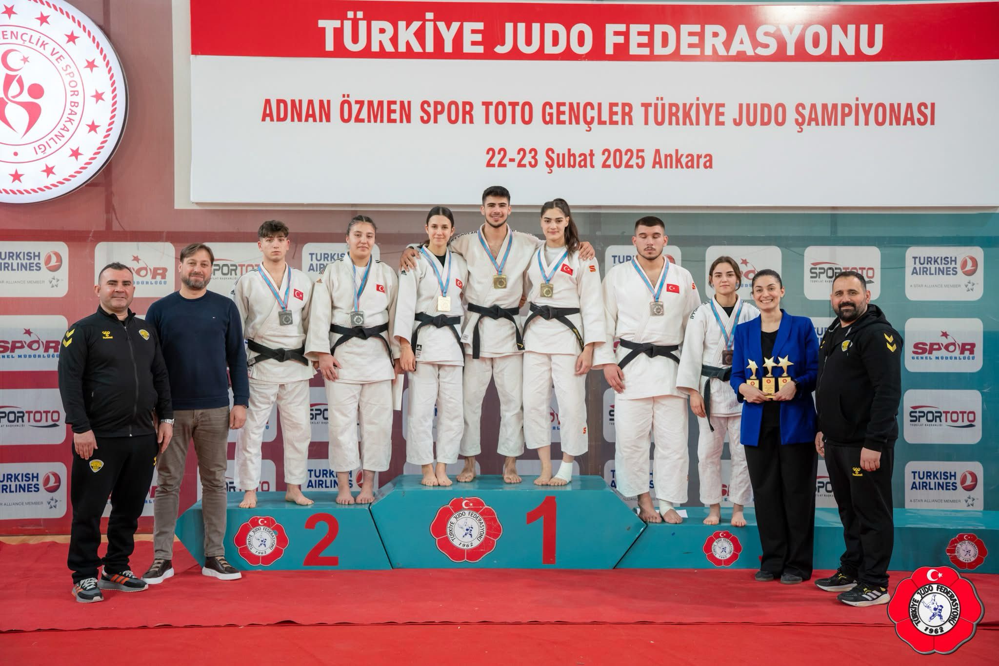 KONYA BÜYÜKŞEHİR, GENÇLER JUDO TÜRKİYE ŞAMPİYONASI’NA DAMGA VURDU