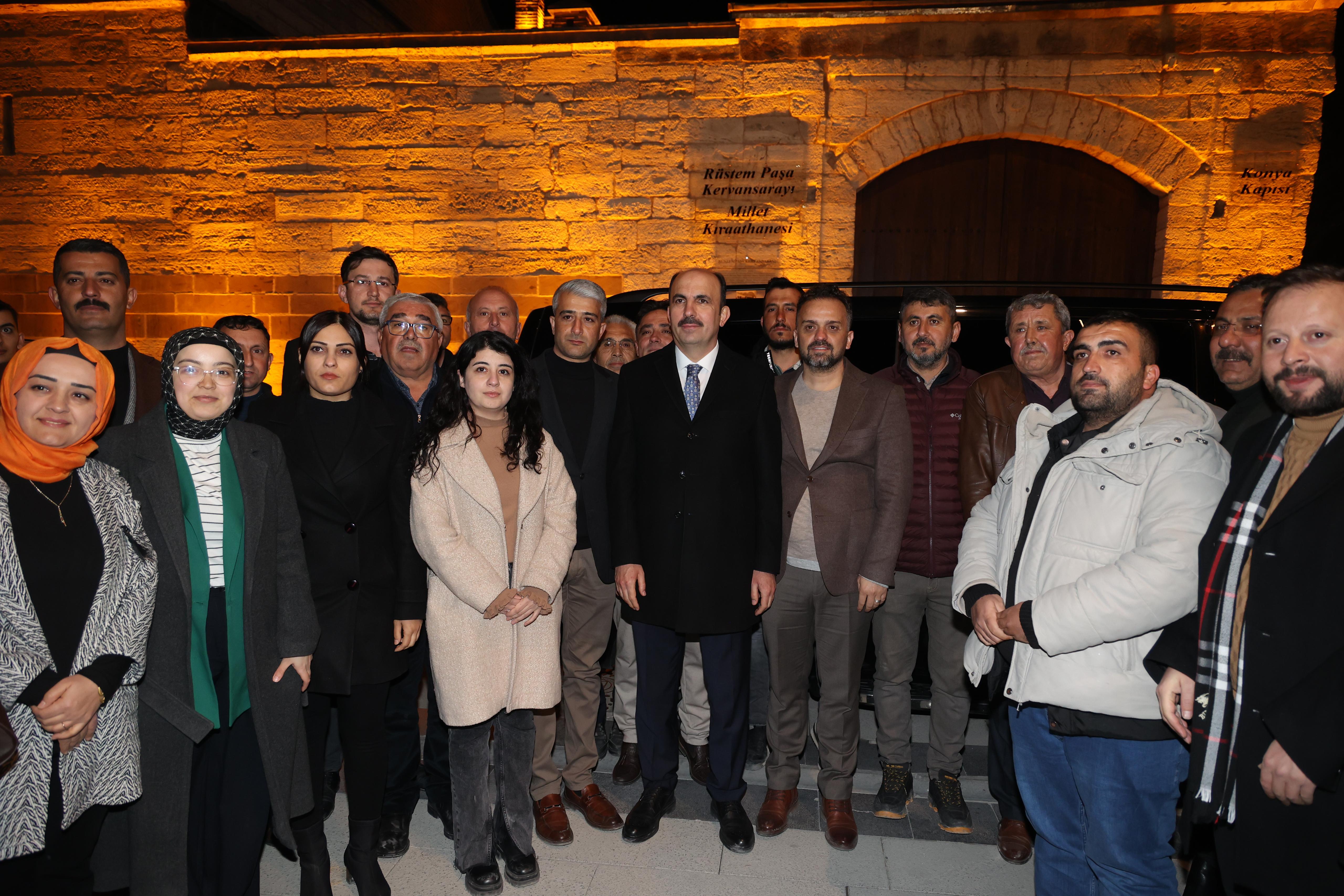 BAŞKAN ALTAY KARAPINAR VE EREĞLİ’DE ESNAFLA VE VATANDAŞLARLA BULUŞTU