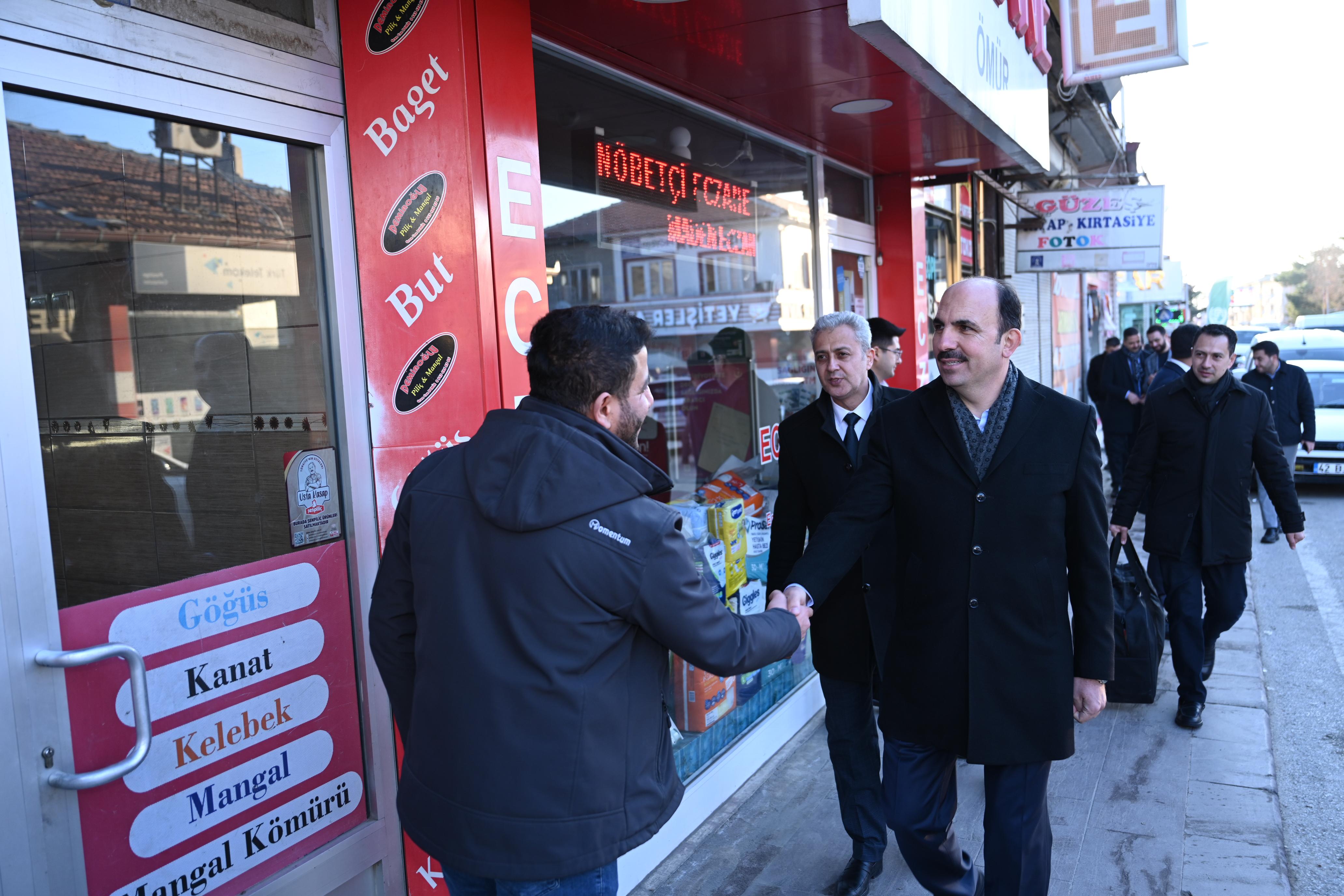 BAŞKAN ALTAY RAMAZAN AYI ZİYARETLERİNE KADINHANI VE ILGIN’DA DEVAM ETTİ
