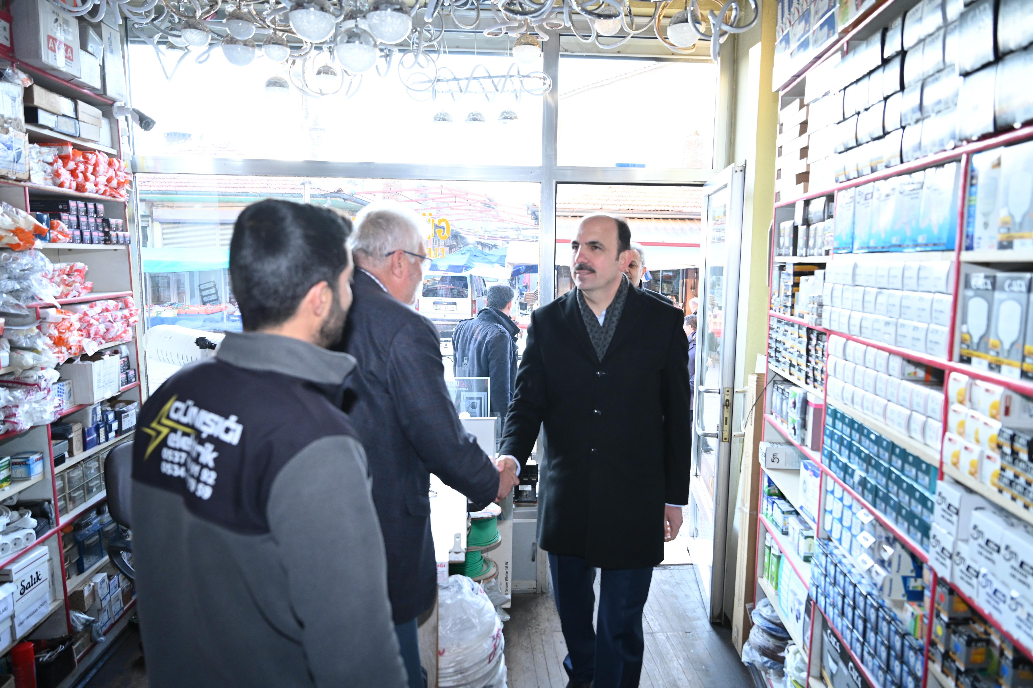 BAŞKAN ALTAY RAMAZAN AYI ZİYARETLERİNE KADINHANI VE ILGIN’DA DEVAM ETTİ