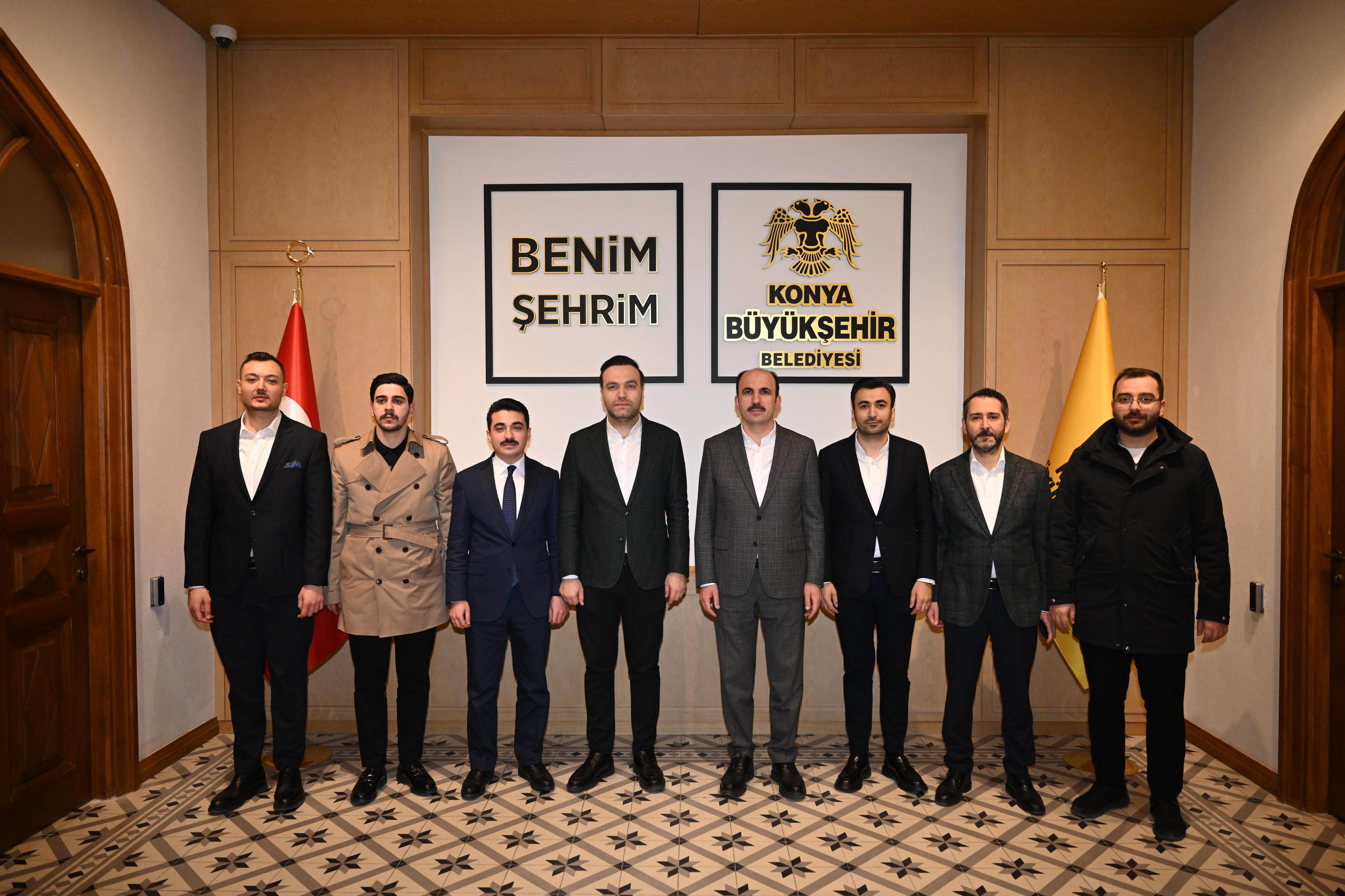 AK PARTİ GENÇLİK KOLLARI GENEL BAŞKANI İBİŞ BAŞKAN ALTAY’I ZİYARET ETTİ