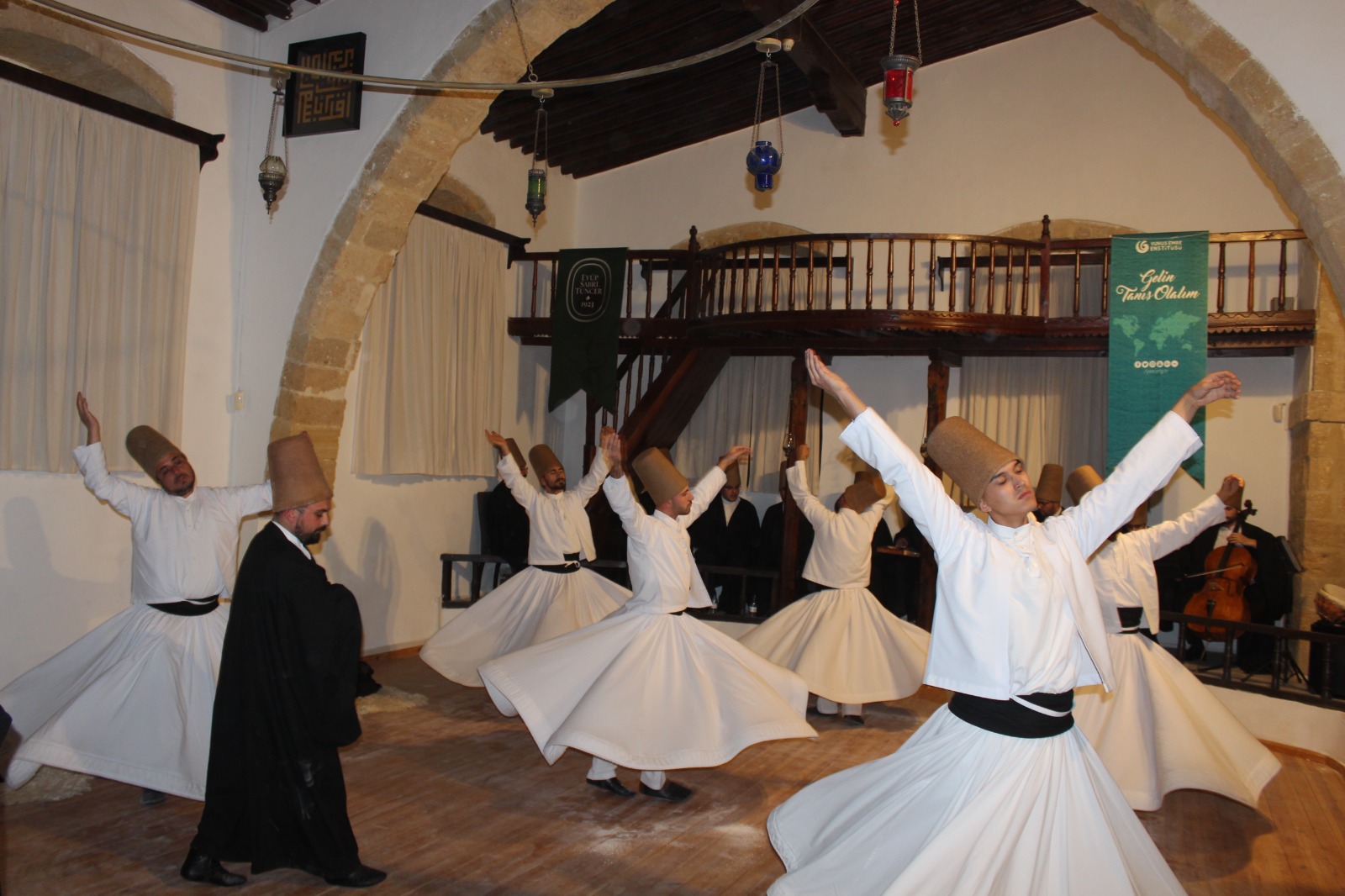 KONYA BÜYÜKŞEHİR, KKTC’DE SEMA MUKABELESİ VE TASAVVUF MUSİKİSİ İCRA ETTİ