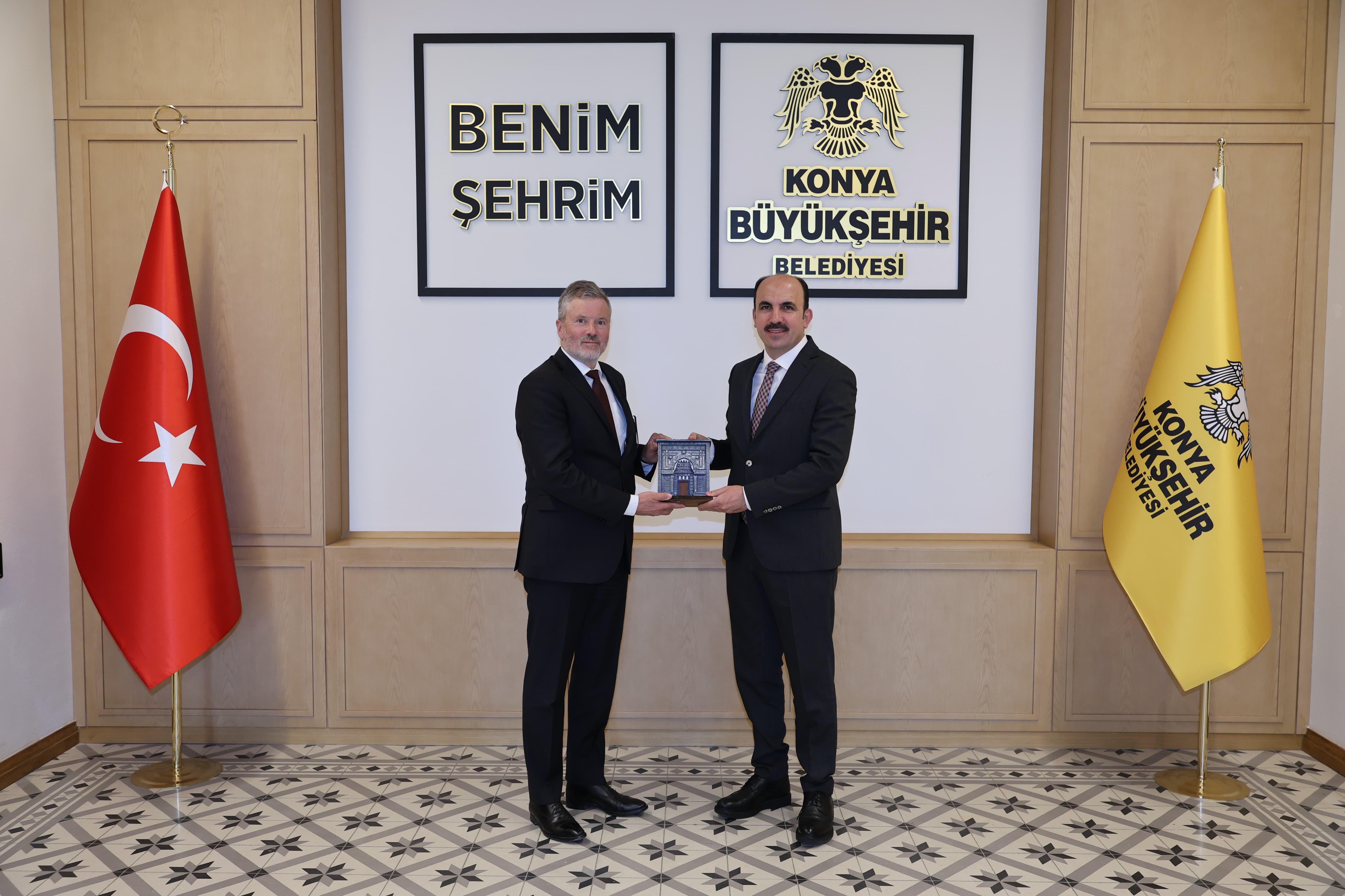 NORVEÇ’İN ANKARA BÜYÜKELÇİSİ GAARDER BAŞKAN ALTAY’I ZİYARET ETTİ