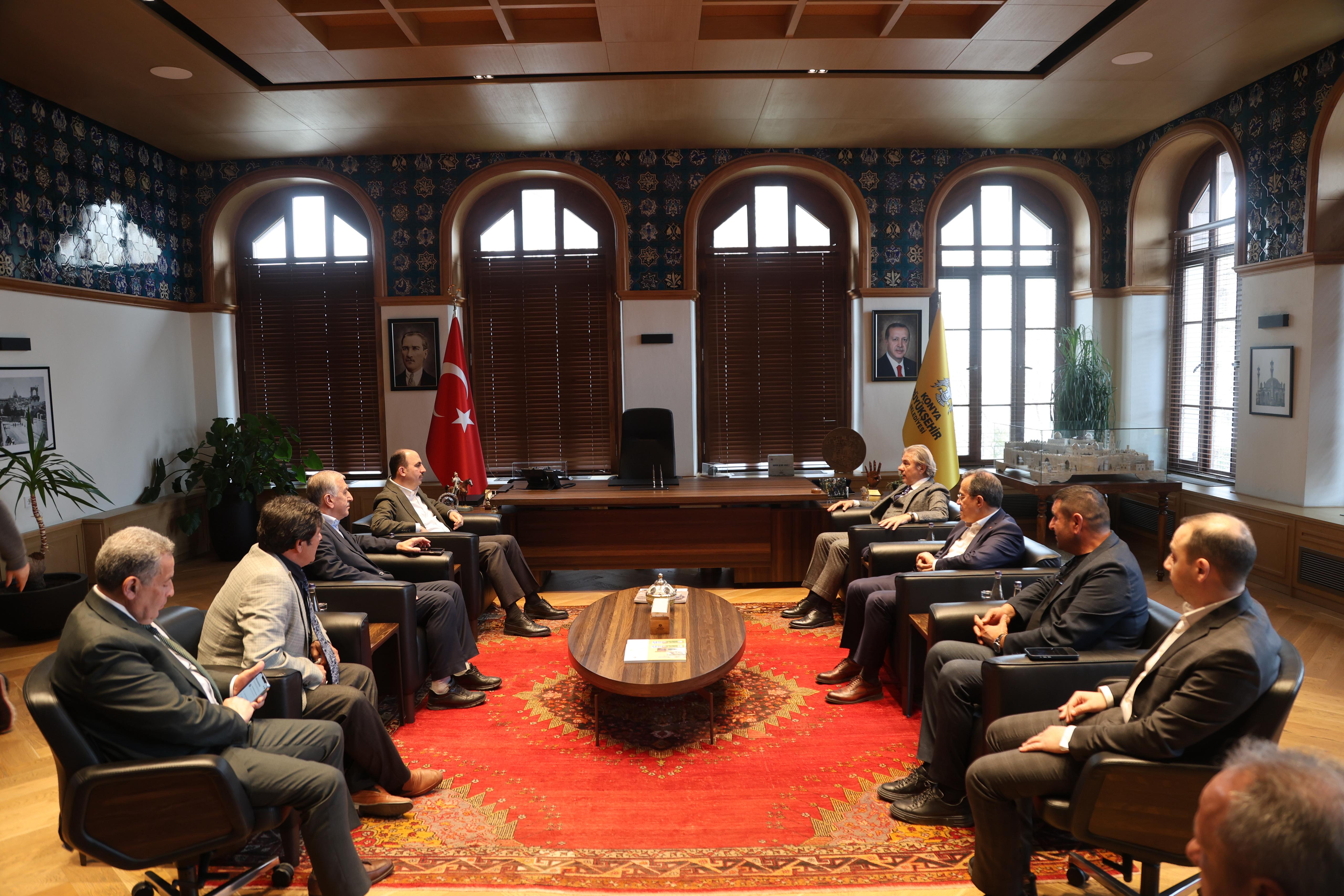 TÜRKİYE'NİN TUNUS BÜYÜKELÇİSİ DEMİRCAN, BAŞKAN ALTAY’I ZİYARET ETTİ